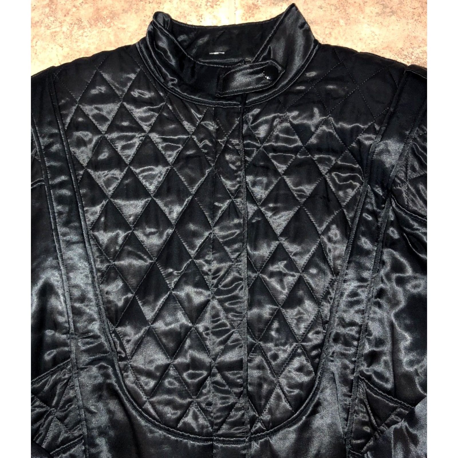 Vintage VINTAGE Crisca Quilted Jacket West German Made Women’s Size 40 Black Jacket Mens? Womens Size S / US 4 / IT 40 - 3 Thumbnail