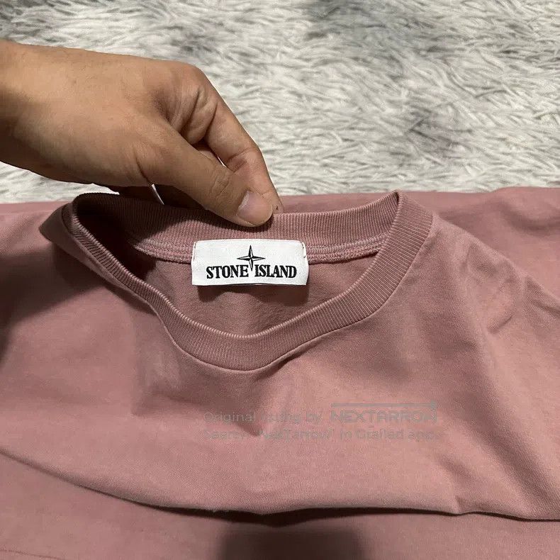 Stone Island Stone Island Compass Embroidered Logo Long Sleeve T-Shirt Size US XL / EU 56 / 4 - 4 Thumbnail
