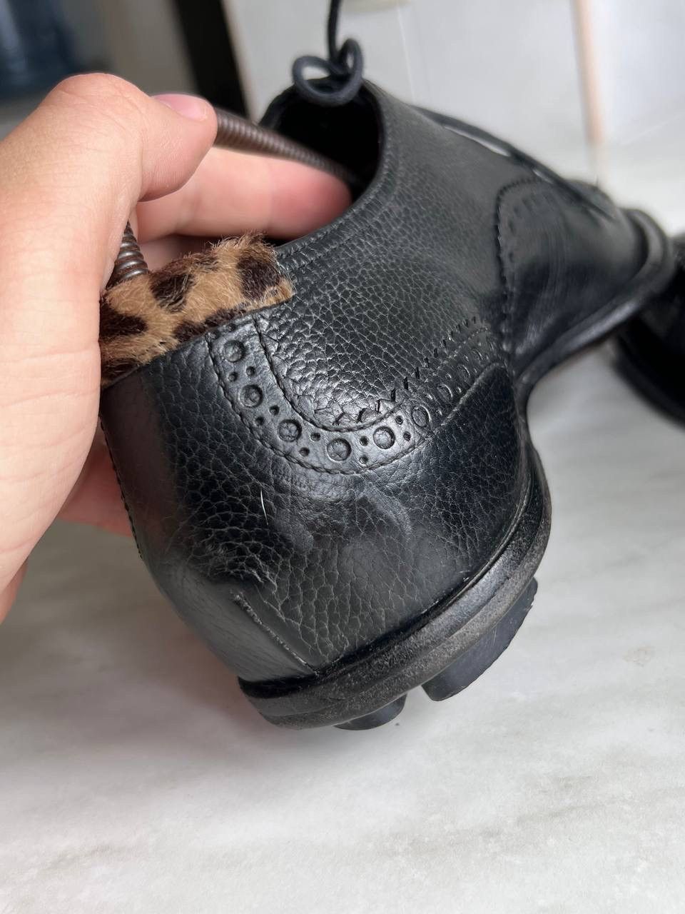 Japanese Brand 2000S CESARE PACIOTTI LEATHER OXFORD BROGUE FORMAL SHOES Y2K Size US 9 / EU 42 - 6 Thumbnail