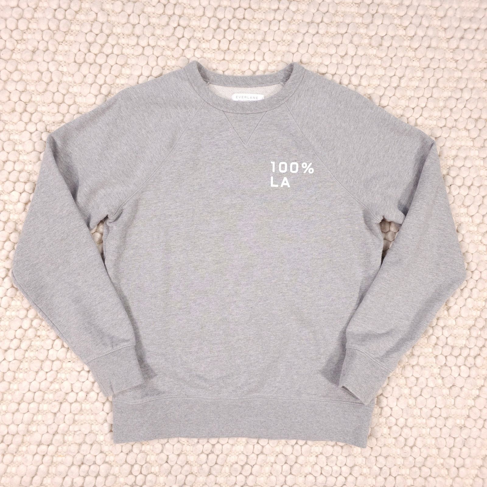 Everlane Everlane 100% LA Sweatshirt Gray Sz Extra Small Size XS / US 0-2 / IT 36-38 - 5 Thumbnail