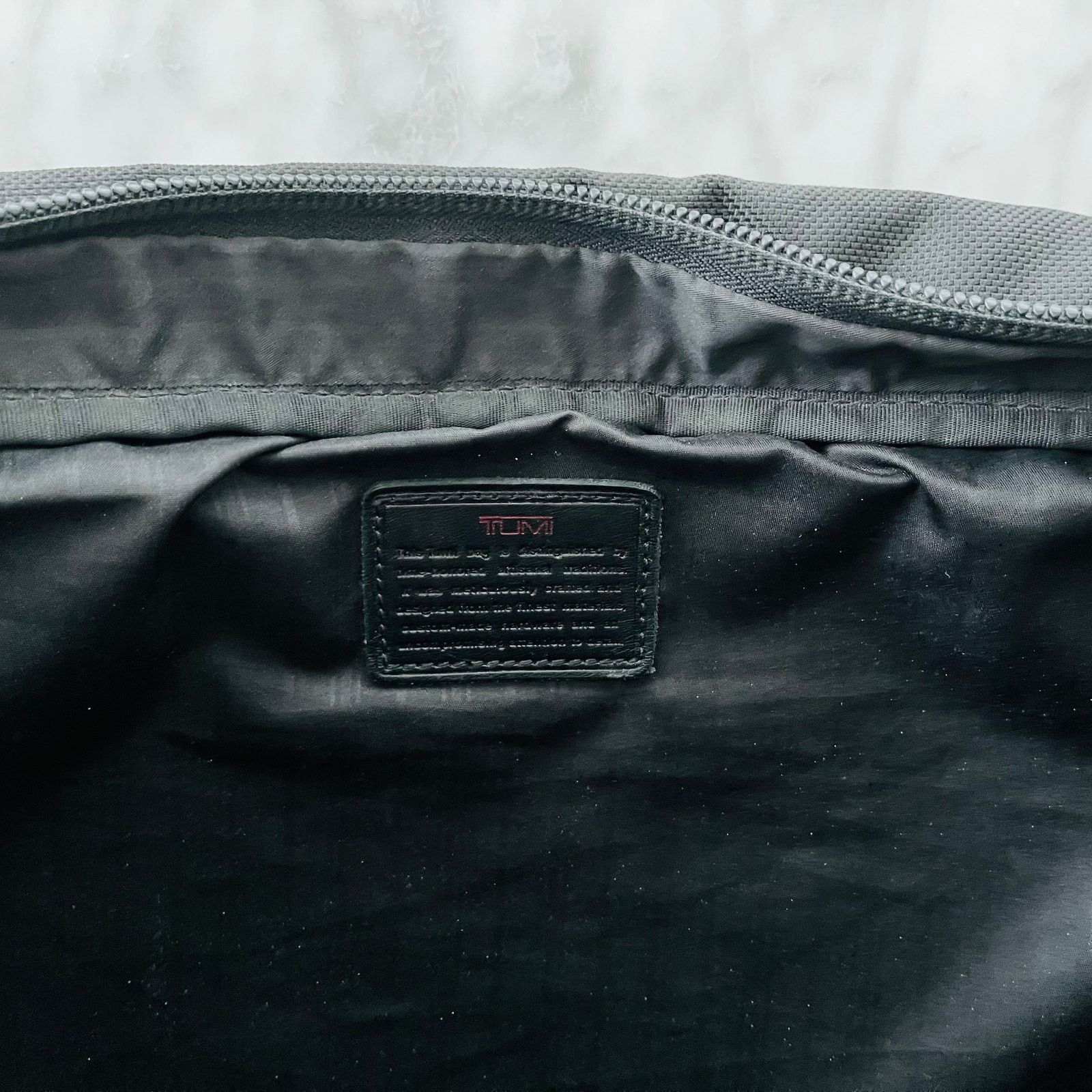 Tumi Tumi Alpha Organizer Brief Bag Black Ballistic Nylon Laptop Size ONE SIZE - 4 Thumbnail
