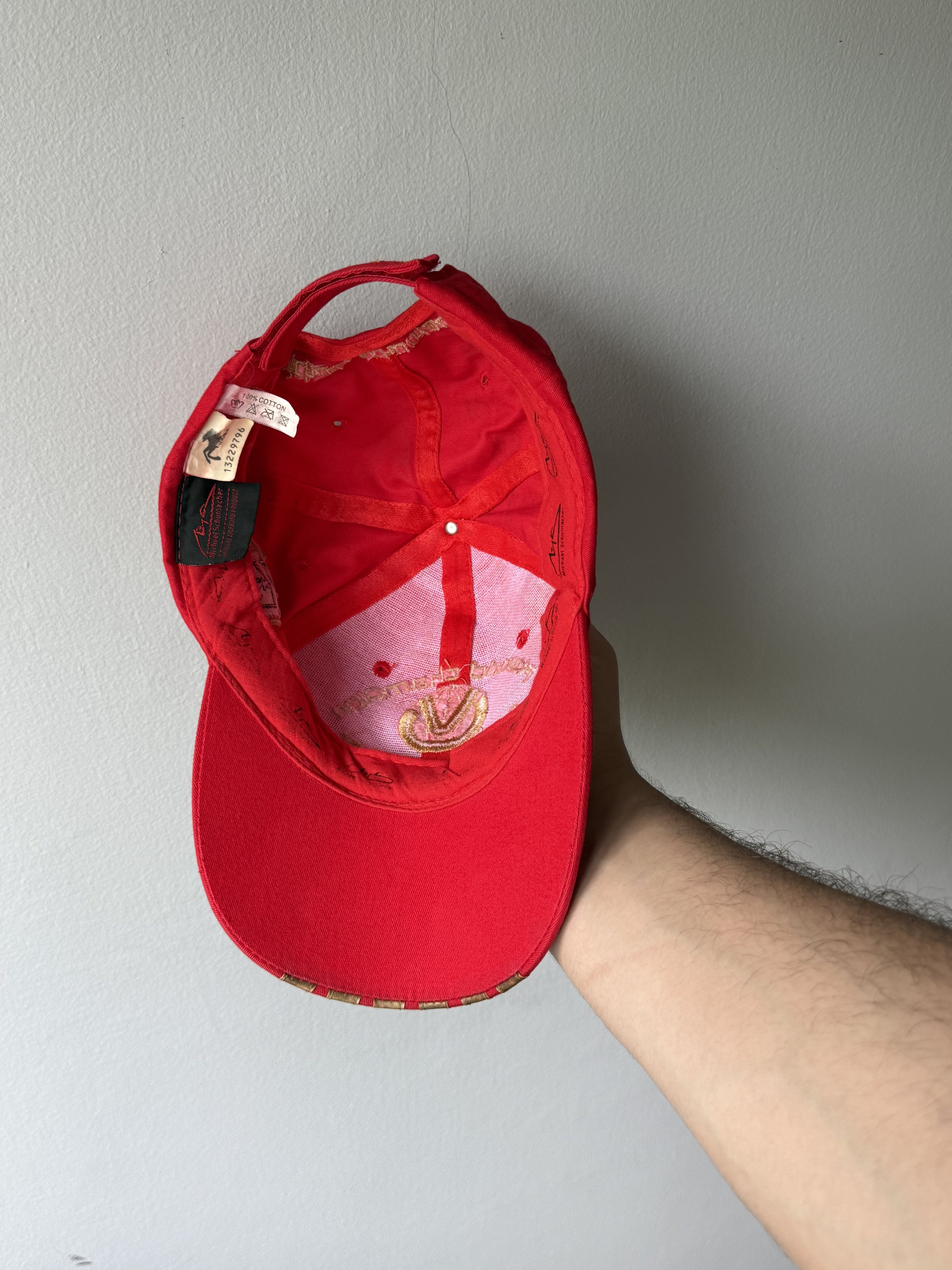 Formula 1 Vintage Michael Schumacher F1 World Champion Six Times Cap Size ONE SIZE - 9 Thumbnail