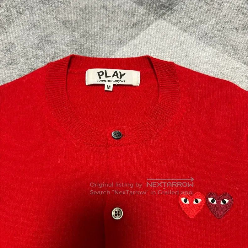 Comme des Garcons Comme Des Garcons Japanese classic red embroidered double Size M / US 6-8 / IT 42-44 - 2 Thumbnail