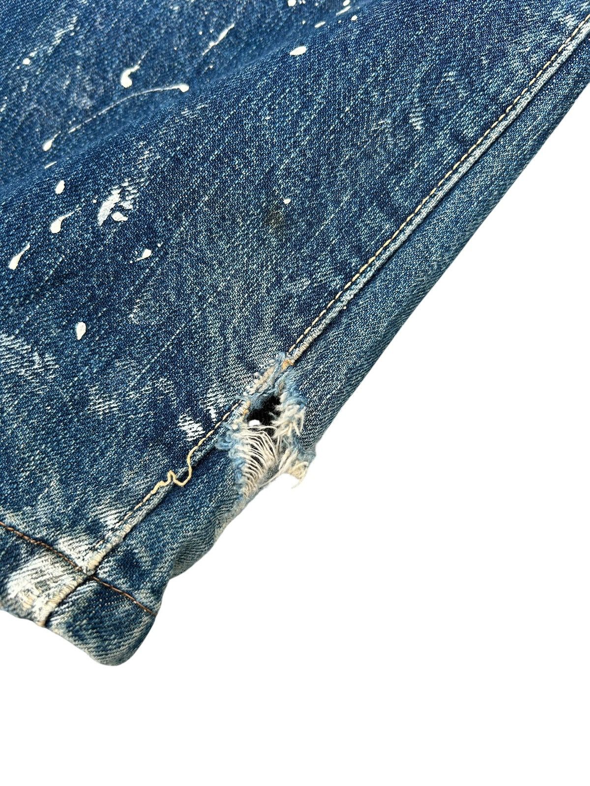 Kapital Vintage Full Count Selvedge Thrashed Denim Jeans Size US 31 - 13 Thumbnail