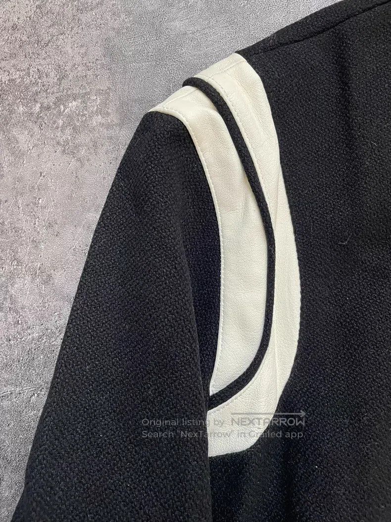 Saint Laurent Paris Saint Laurent Paris Black and white patchwork leather wool Size US M / EU 48-50 / 2 - 3 Thumbnail