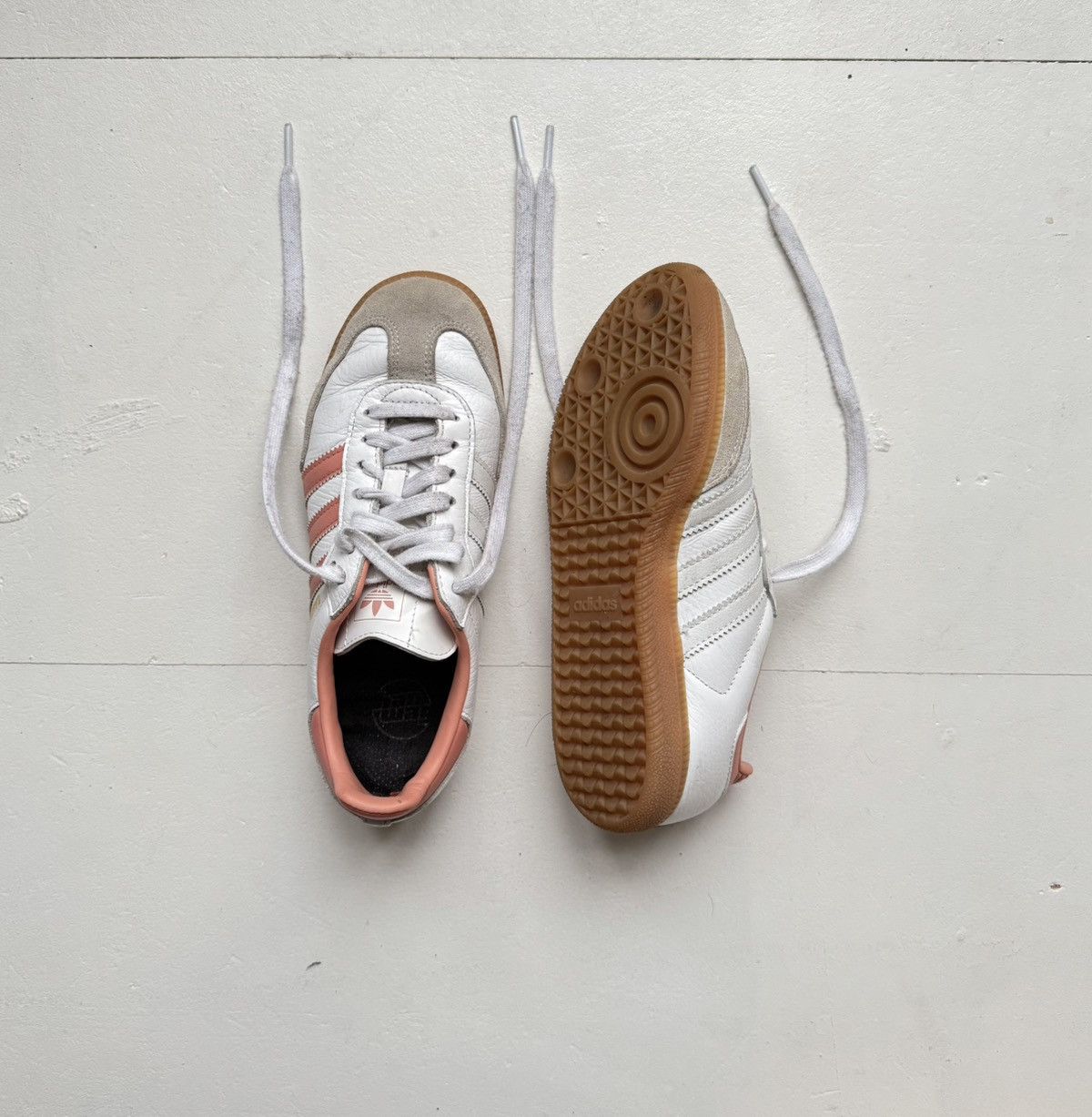 Adidas Nike Samba White-Pink Size US 6 / IT 36 - 3 Thumbnail