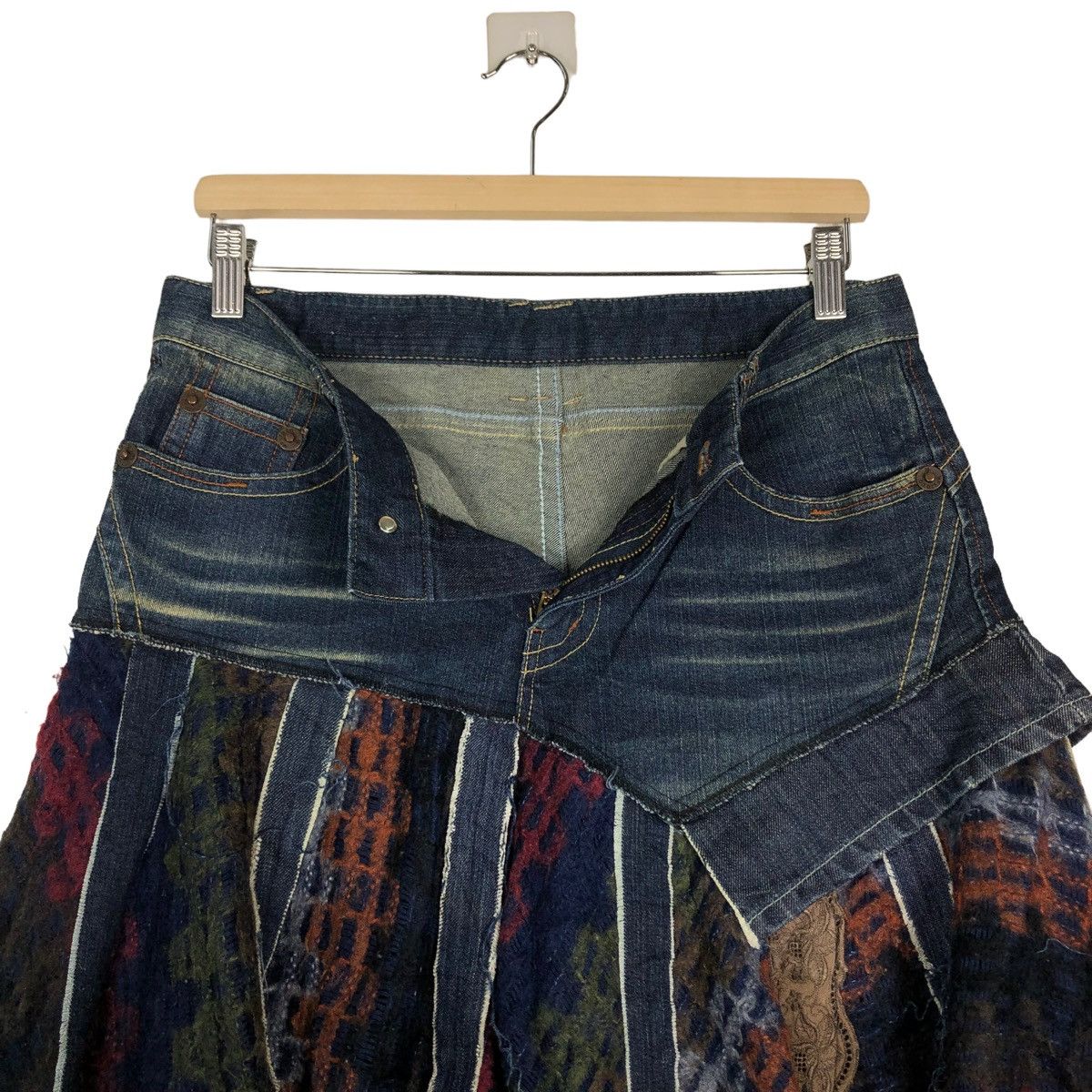 Hysteric Glamour 🔥VTG SKIRTS DENIM NAVAJO DESIGN PUNK STYLE JAPAN Size 30" / US 8 / IT 44 - 13 Thumbnail