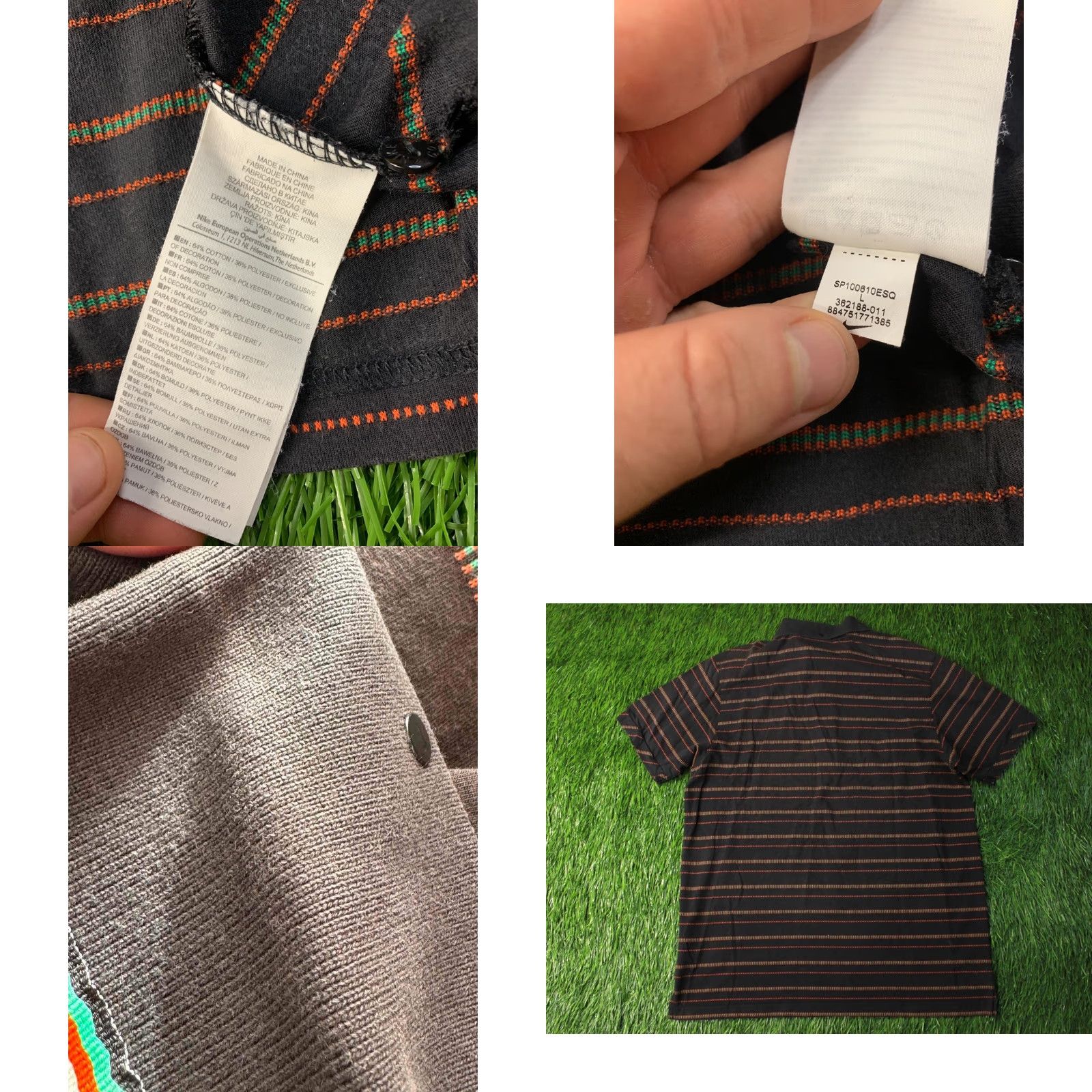 Nike NIKE GOLF DRI-FIT 2010 MEN POLO SHIRT JERSEY ORIGINAL SIZE L LARGE 362188-011 Size US L / EU 52-54 / 3 - 8 Thumbnail
