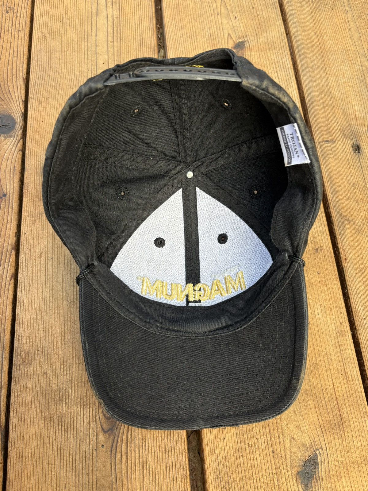 Vintage Trojan™ Magnum Waxed Twill Baseball Hat Size ONE SIZE - 6 Thumbnail