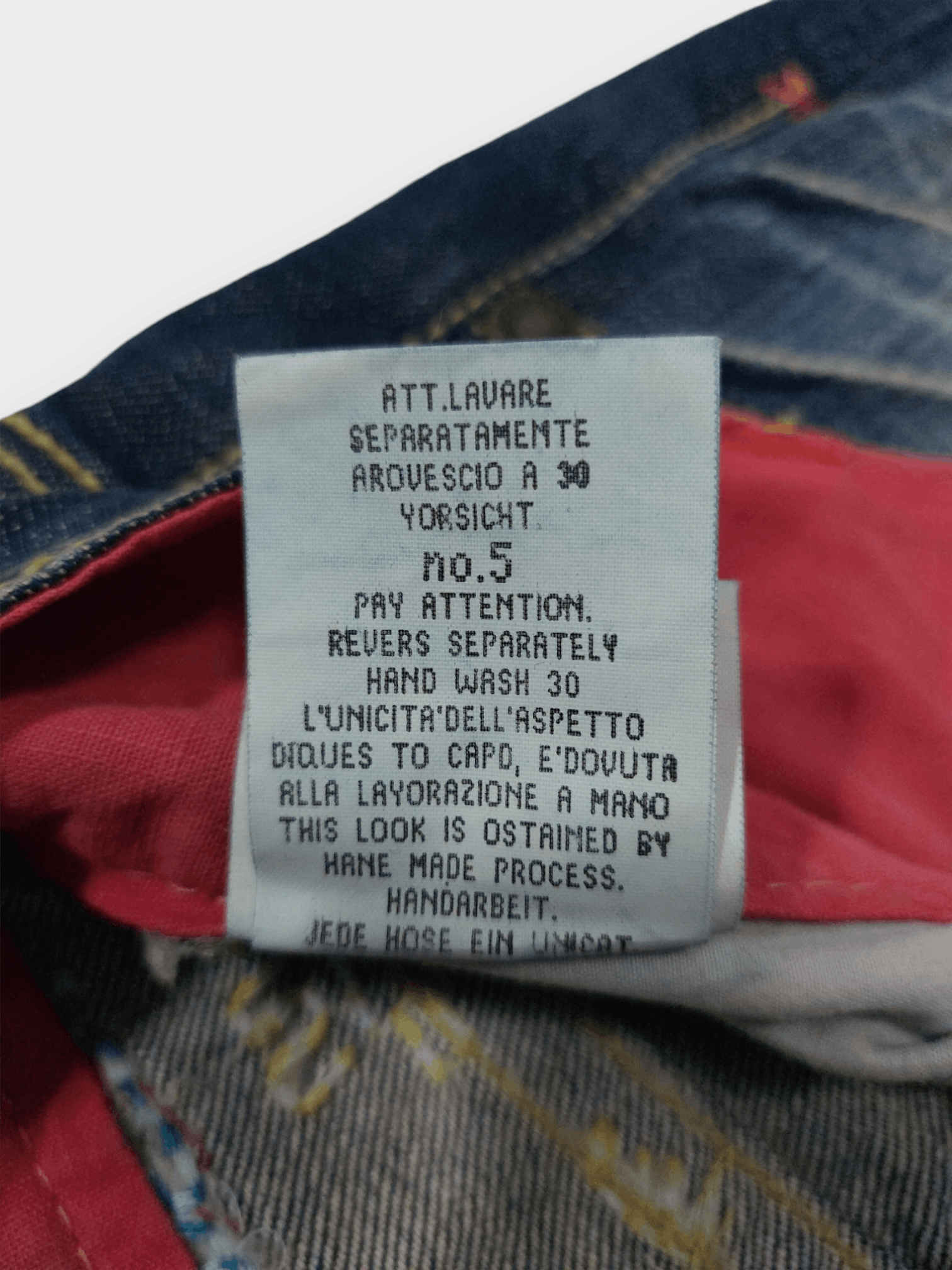If Six Was Nine × Japanese Brand 🔥Red Pepper Jeans Flare Embroidery Florish Size 26" / US 2 / IT 38 - 20 Thumbnail