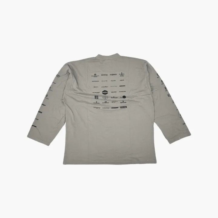 Balenciaga Balenciaga Balenciaga SS23 Logo Print Long Sleeve Sweatshi Size US L / EU 52-54 / 3 - 3 Thumbnail