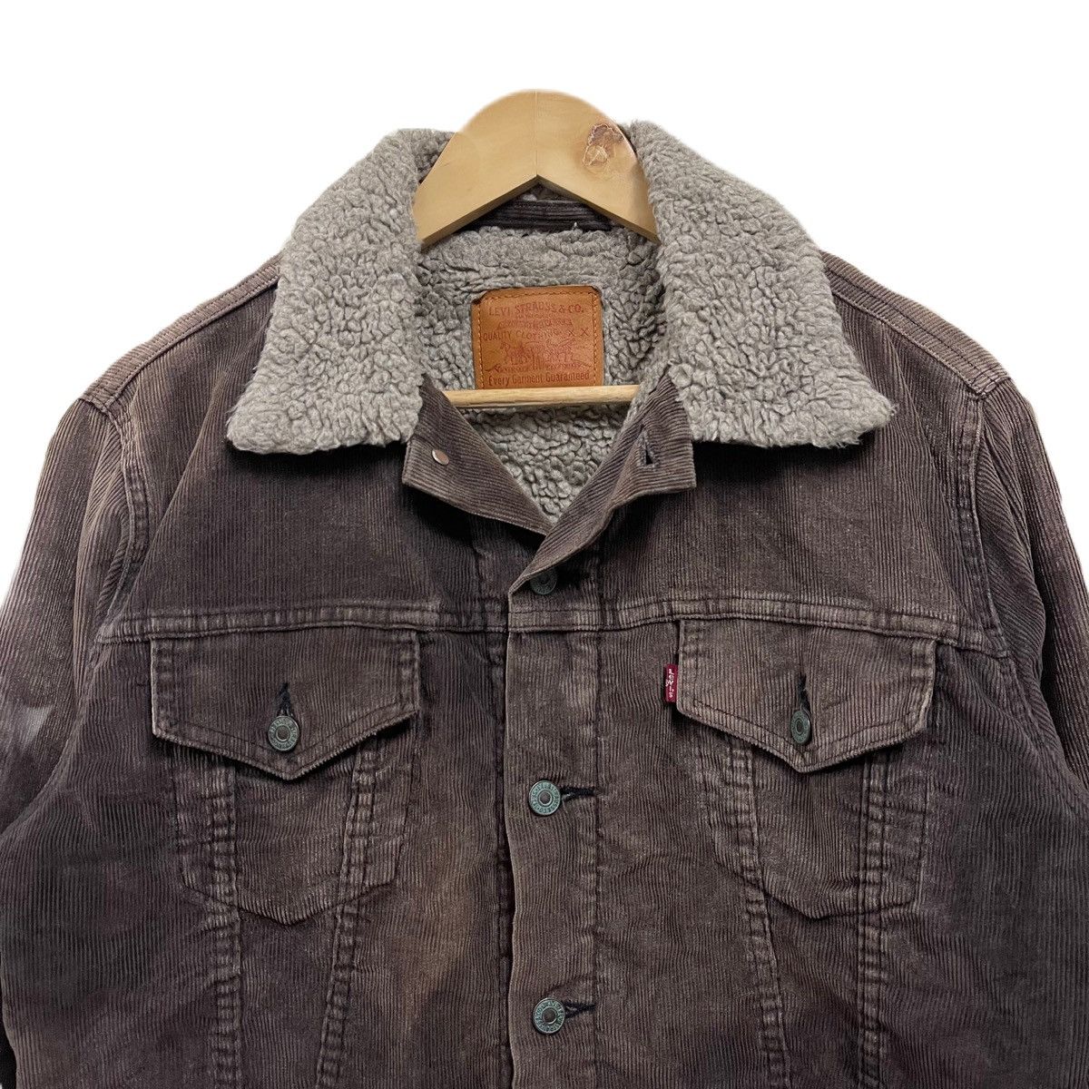 Levi's Vintage Levis Trucker Corduroy Jacket sherpa shearling Size US M / EU 48-50 / 2 - 4 Thumbnail