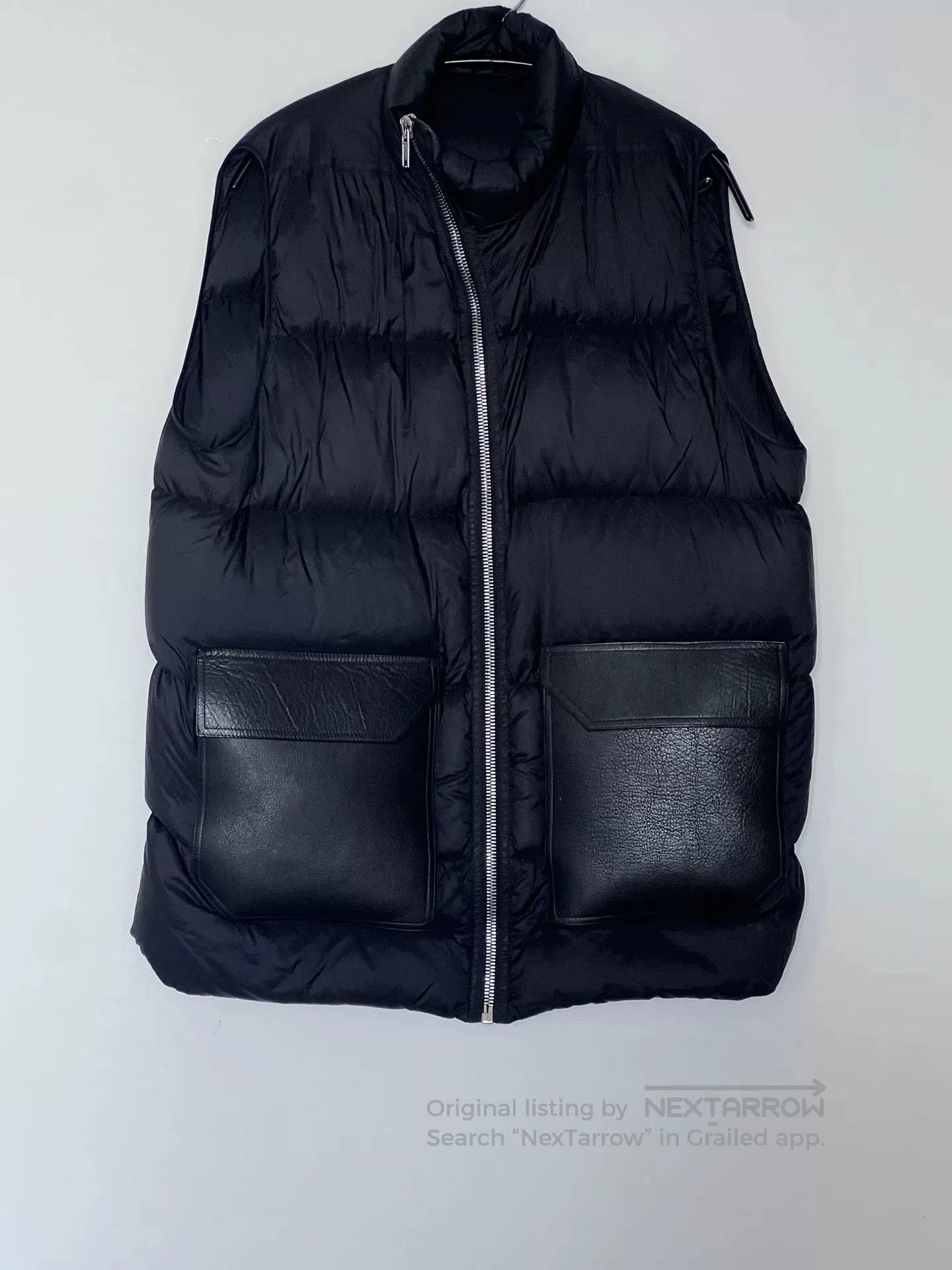 Rick Owens black puffer vest by Rick Owens. Size US L / EU 52-54 / 3 - 1 Thumbnail