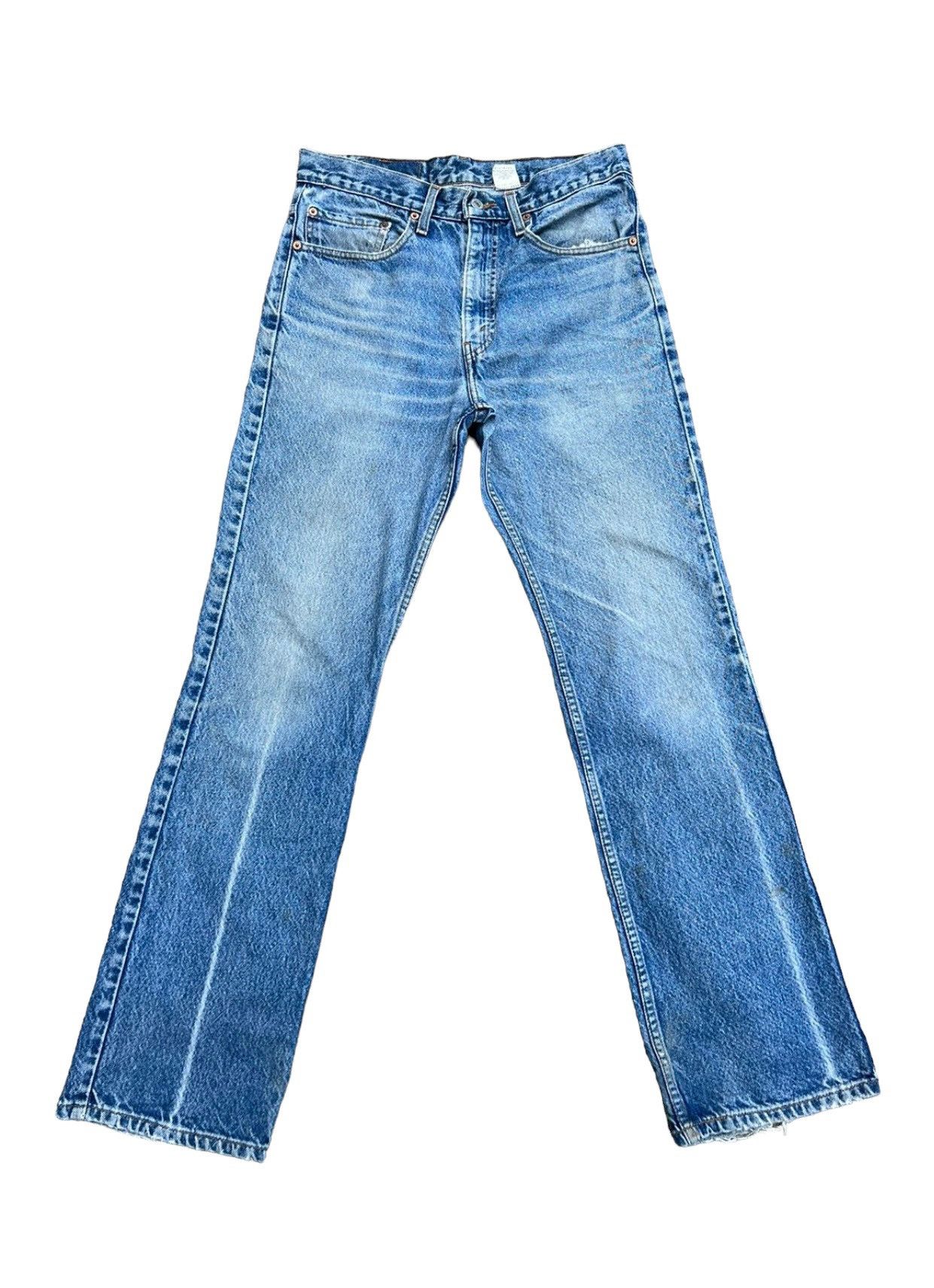 Levi's × Vintage Flare Vintage 1999 Levi’s 517 Fade Blue Denim Jeans Size US 31 - 1 Thumbnail