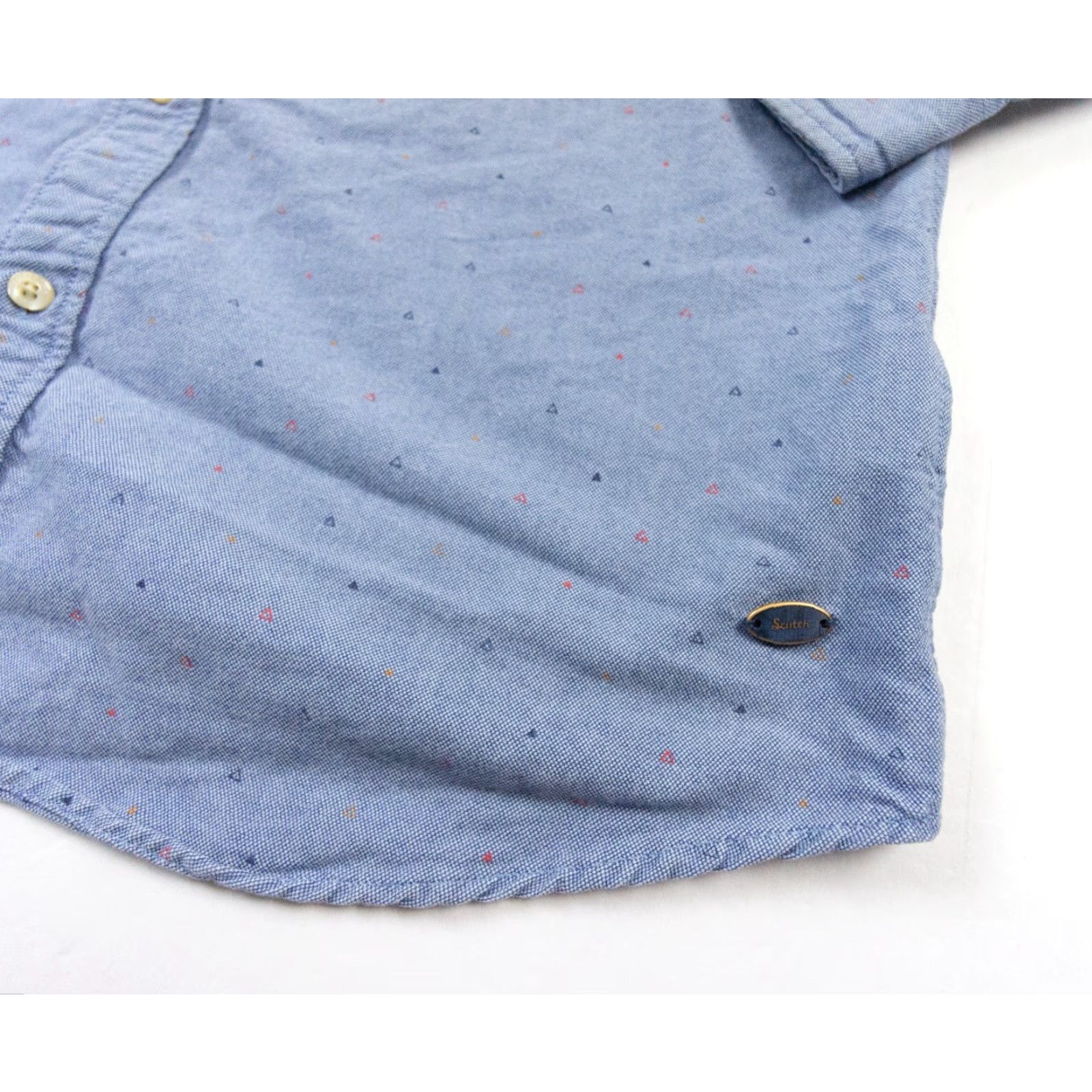 Scotch & Soda VINTAGE Scotch & Soda Men's Oxford Shirt Long Sleeve Casual Business Formal Wedding Blue Large Size US L / EU 52-54 / 3 - 4 Thumbnail