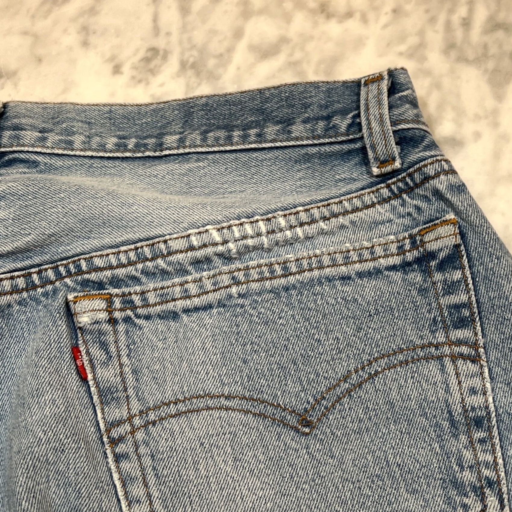 Vintage VINTAGE LEVIS 501 Jeans Original Fit Button Fly Measure 36x32 Size 38x34 USA Men Size US 36 / EU 52 - 6 Thumbnail