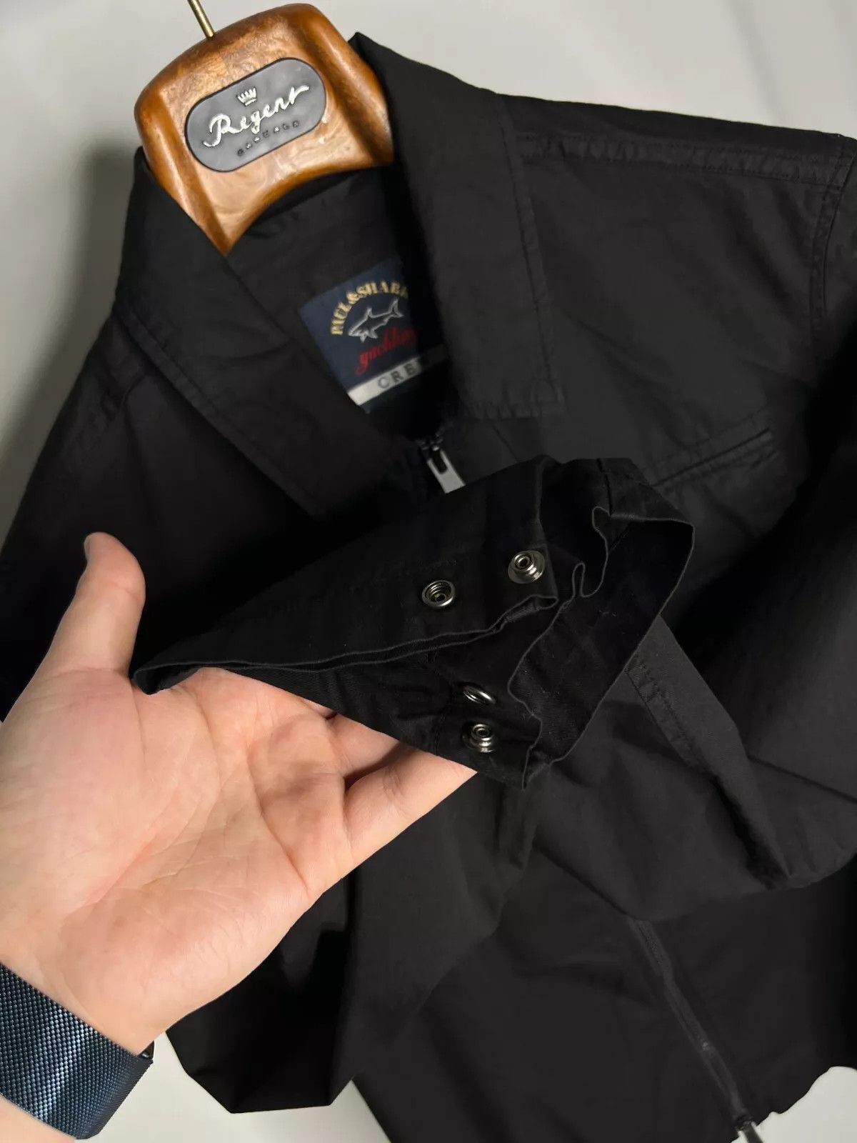 Paul & Shark Paul & Shark Yachting Crew Casual Black Jacket Cotton Size US S / EU 44-46 / 1 - 8 Thumbnail