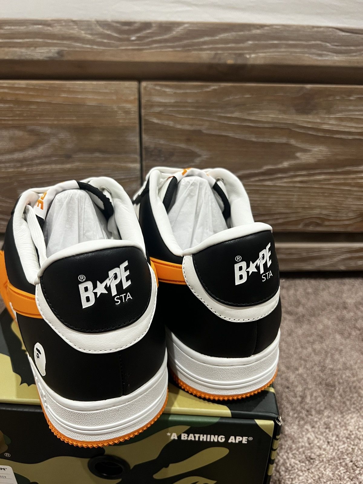 Bape Brand new A Bathing Ape Bape Sta OS M2 US12 Size US 12 / EU 45 - 4 Thumbnail