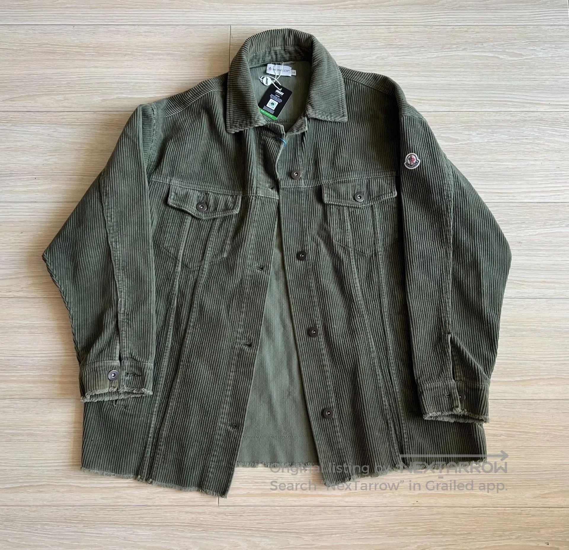 Moncler Moncler Corduroy Shirt Jacket. Size US L / EU 52-54 / 3 - 2 Thumbnail