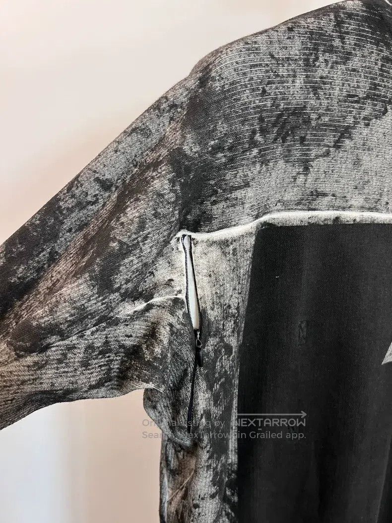 Boris Bidjan Saberi Boris Bidjan Saberi Washed inkjet medium-length hooded swe Size US L / EU 52-54 / 3 - 7 Thumbnail