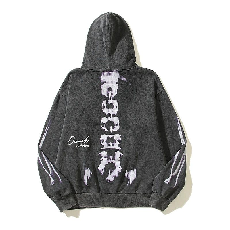 Japanese Brand × Vintage Bone Printed Hooded Size US M / EU 48-50 / 2 - 7 Thumbnail