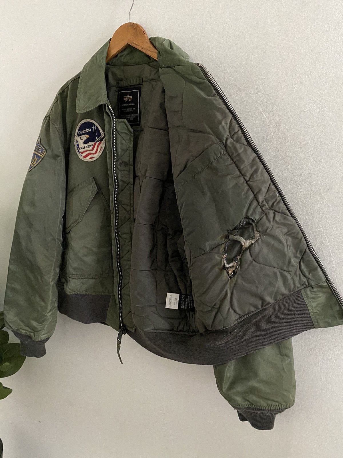 Alpha Industries ALPHA INDUSTRIES INC MA-1 Flight Jacket Size US L / EU 52-54 / 3 - 4 Thumbnail