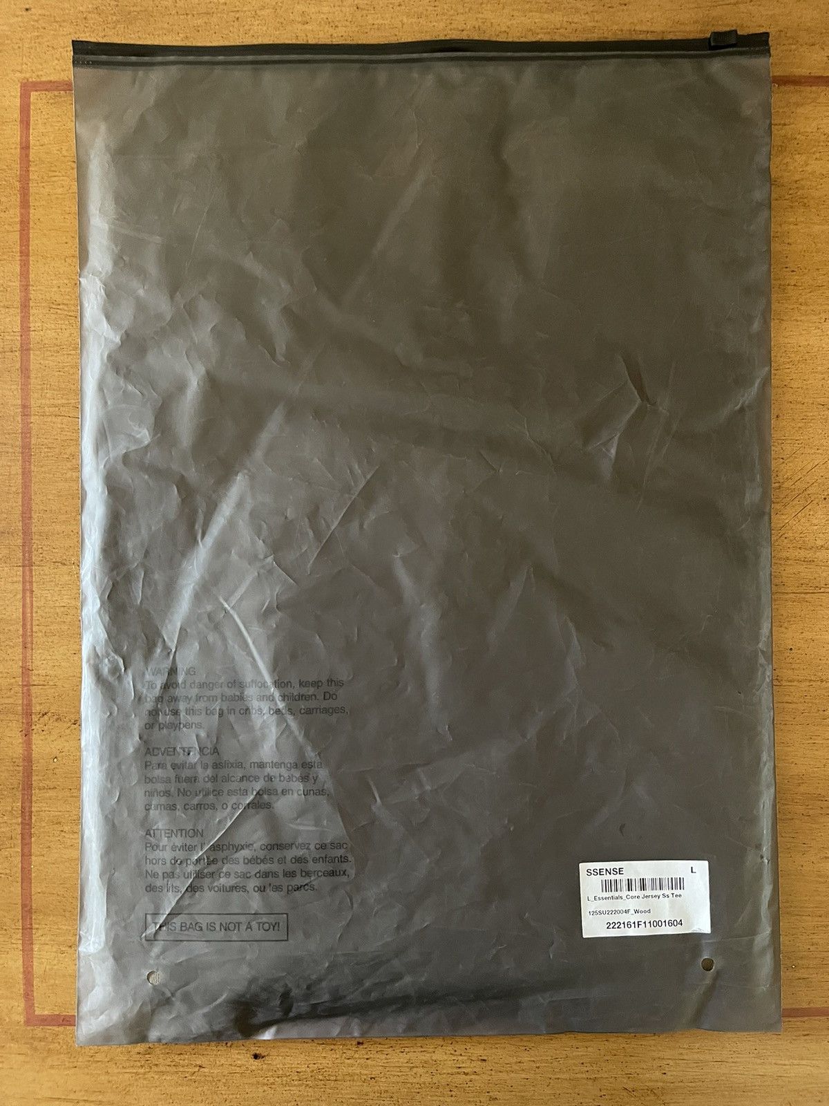 FOG × Fear of God × Pacsun Fear of God Essential Short Sleeve T-Shirt 'Wood' Size (L) Size US L / EU 52-54 / 3 - 8 Thumbnail