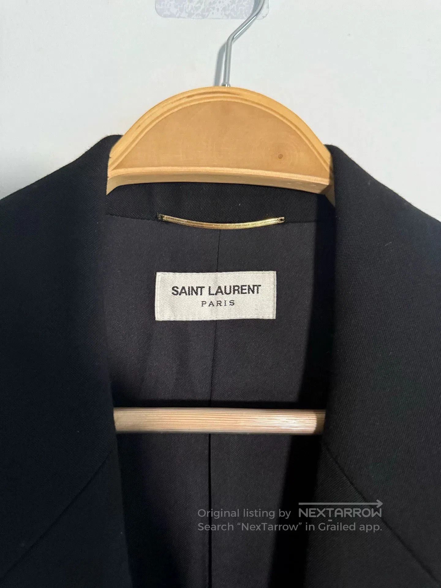 Saint Laurent Paris Saint Laurent Black Double. Size XS / US 0-2 / IT 36-38 - 2 Thumbnail