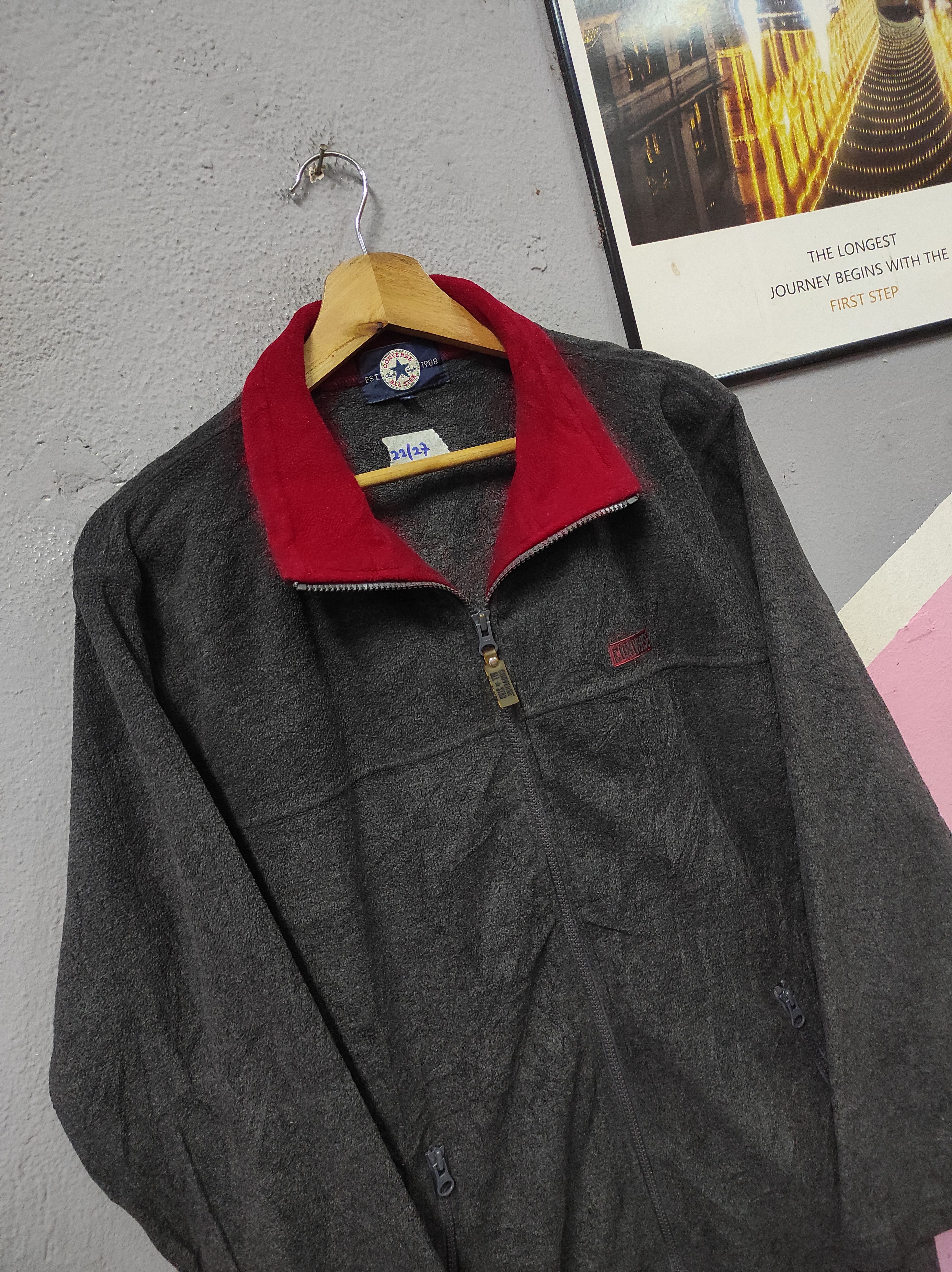 Converse × Vintage CONVERSE SHERPA LIGHT JACKET SWEATER Size US M / EU 48-50 / 2 - 2 Thumbnail