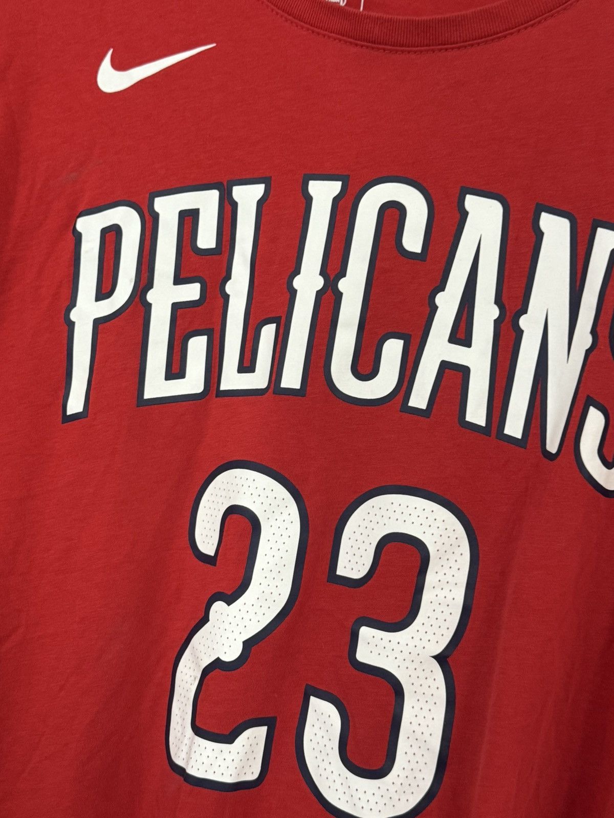 Nike Nike Swoosh 23 NBA Anthony Davis 23 New Orleans Pelicans Tee Size US XXL / EU 58 / 5 - 3 Thumbnail