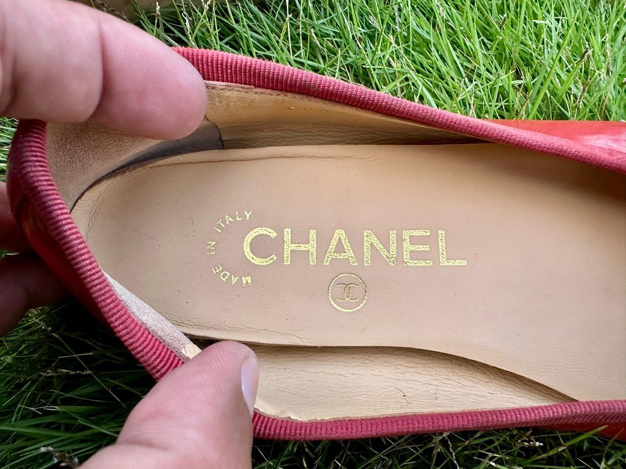 Chanel Authentic Chanel Patent Calfskin Leather Ballet Flats Size US 4 / IT 34 - 7 Thumbnail