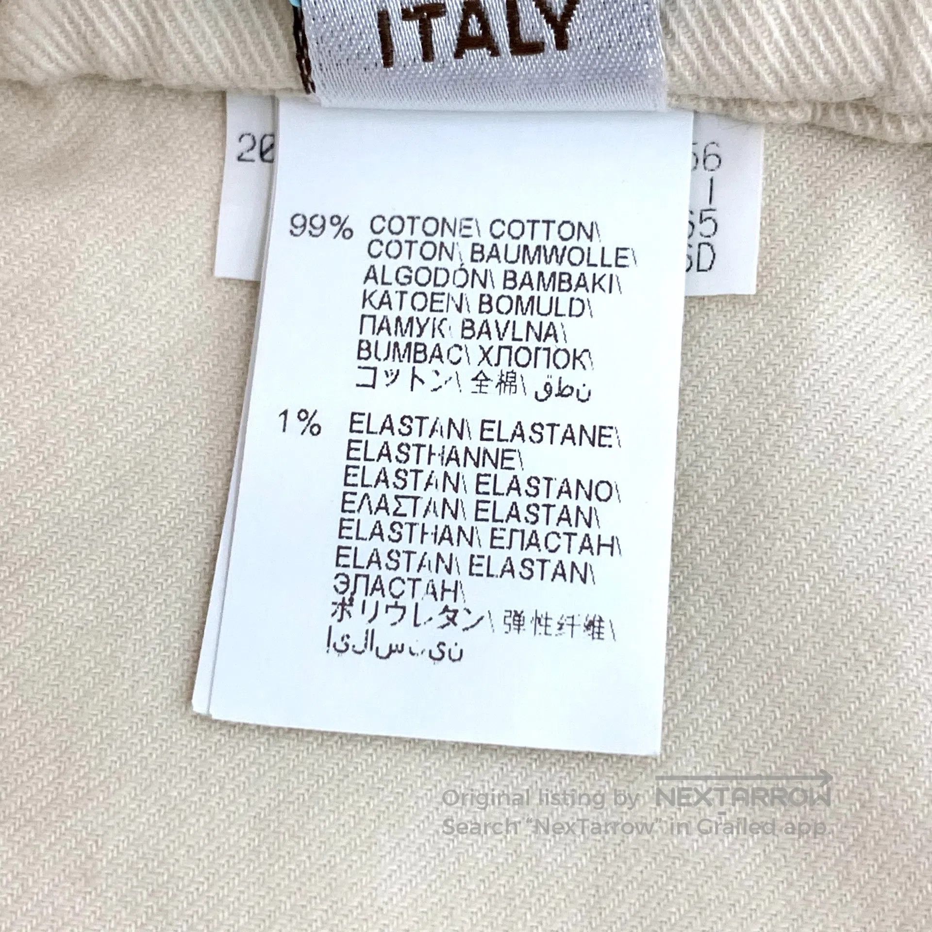 Saint Laurent Paris Saint Laurent Paris Khaki Cotton Drawstring Casual Trouser Size US 40 / EU 56 - 8 Thumbnail