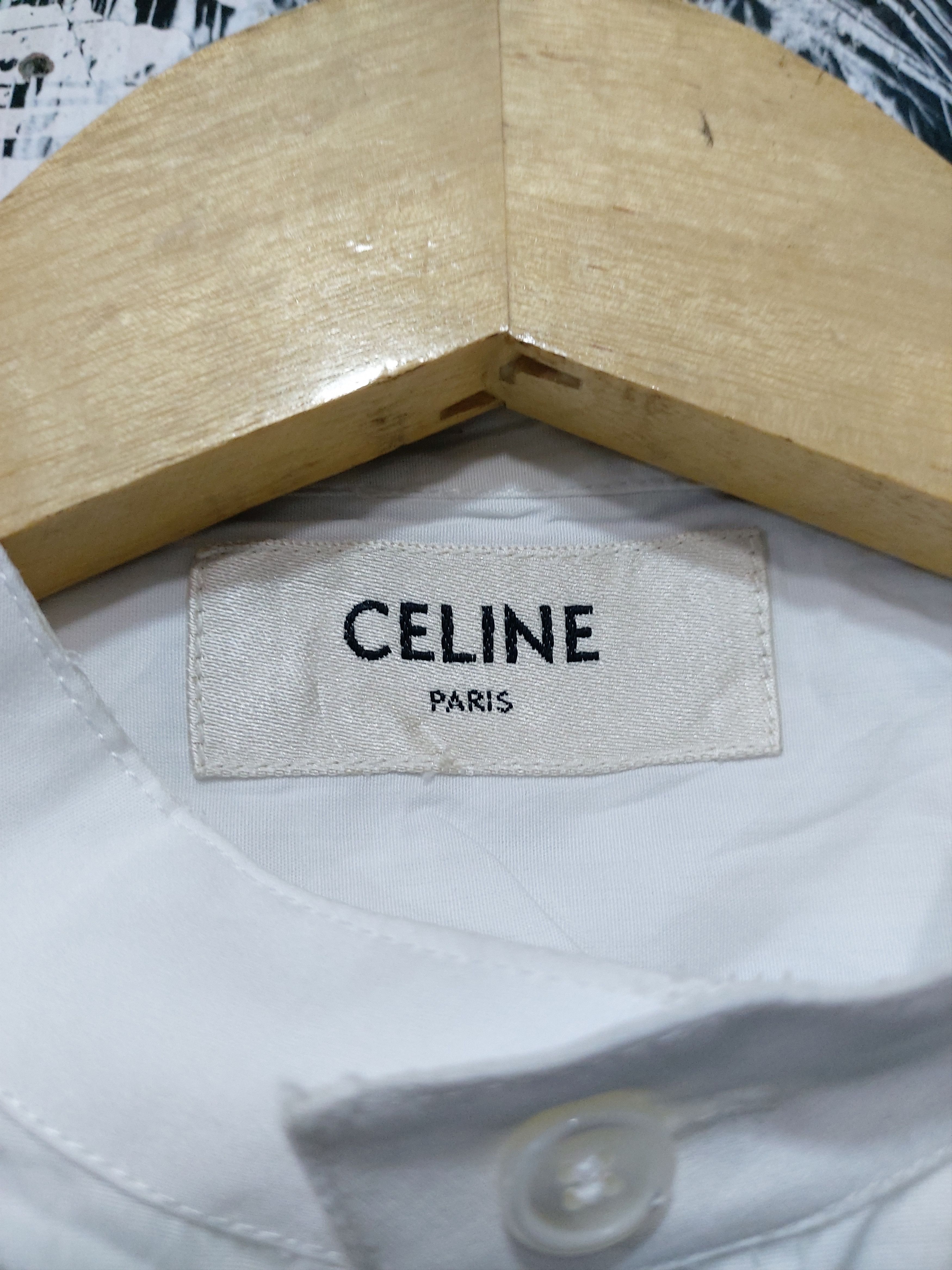 Celine CELINE HEDI SLIMANE SS 2019 BUTTON UP SHIRT Size US S / EU 44-46 / 1 - 2 Thumbnail