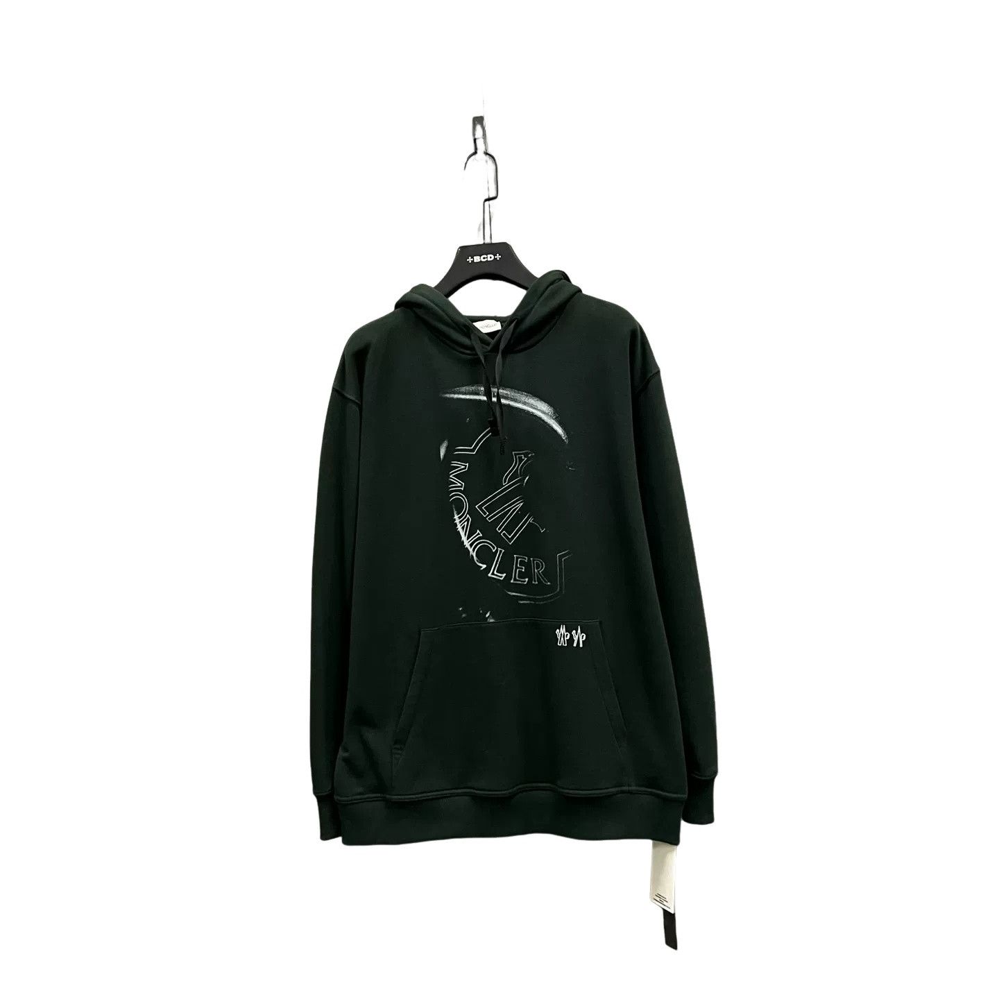 Moncler Moncler Logo Graphic Green Hoodie XS Size US XS / EU 42 / 0 - 1 Thumbnail