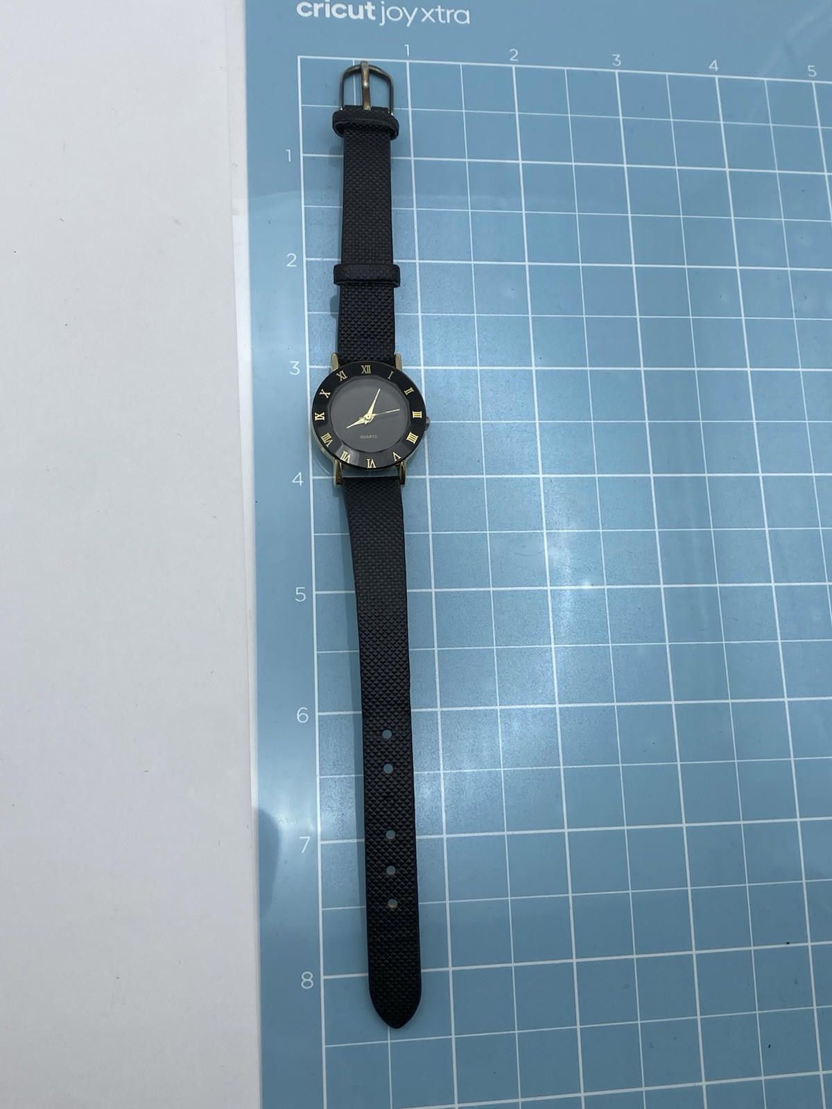 Other Accutime women's watch 8855WM 0318. Matte black, gold accent Size ONE SIZE - 3 Thumbnail