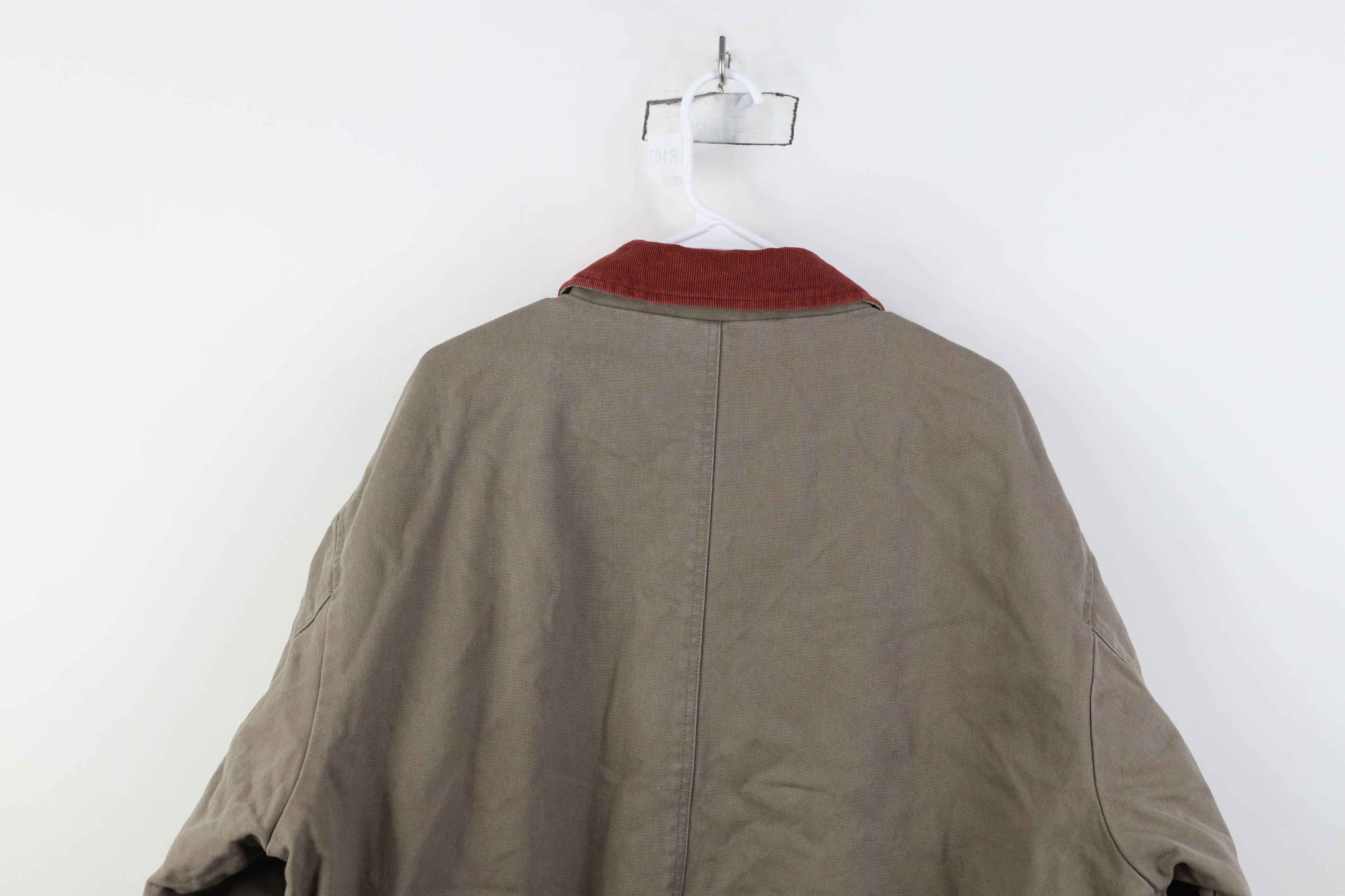 Vintage Deadstock Vintage 90s Corn Blanket Lined Canvas Chore Jacket Size US XXL / EU 58 / 5 - 14 Thumbnail