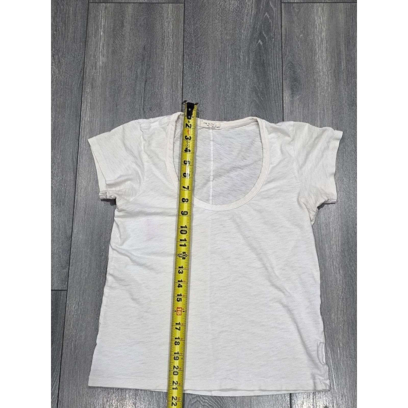 Rag & Bone Rag & Bone Women's 100% Pima Cotton Top T-shirt XS A003193 Size XS / US 0-2 / IT 36-38 - 3 Thumbnail