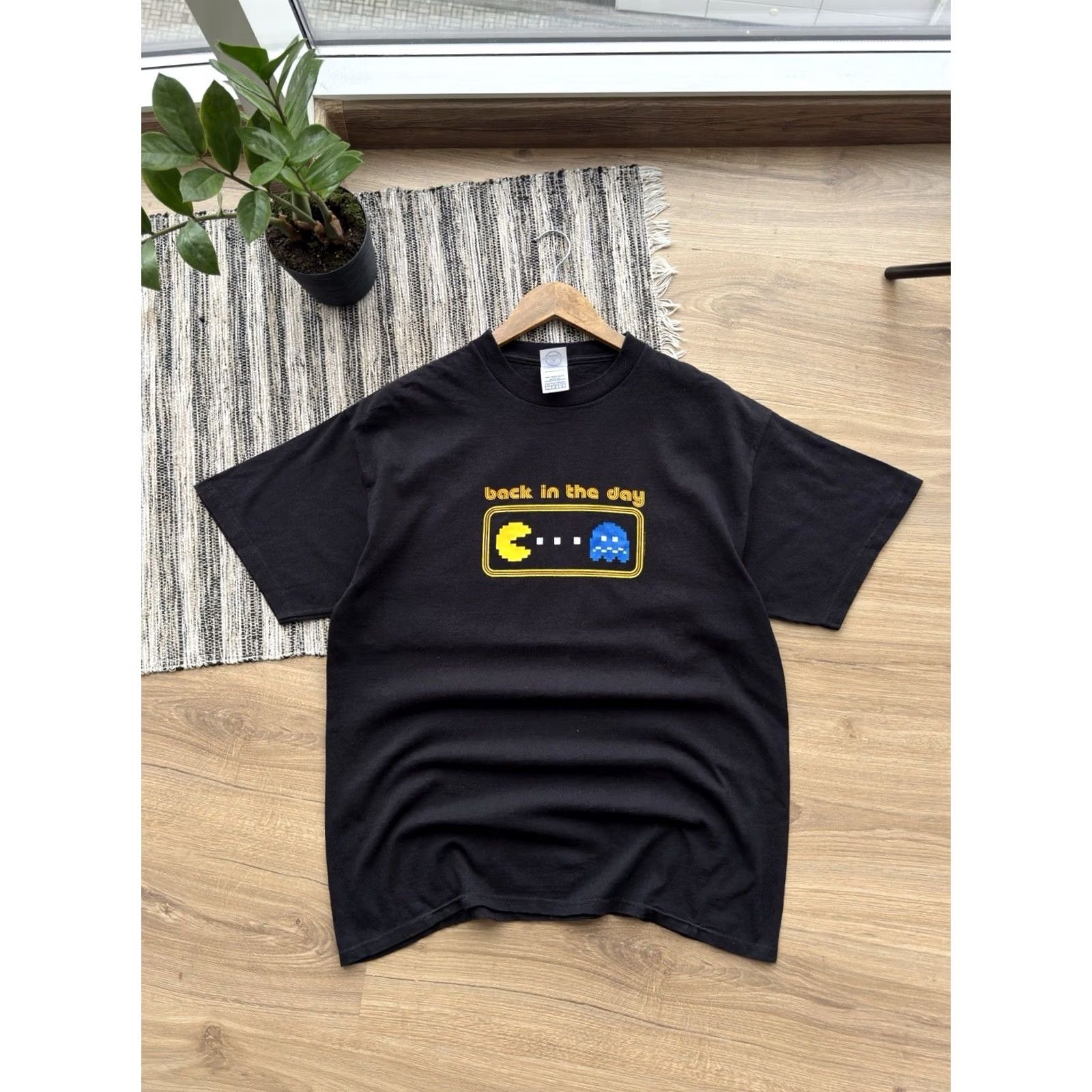 Etro Vintage PAC-MAN Back In The Day Shirt Size L Black Retro Gaming Namco Graphic Print Size US L / EU 52-54 / 3 - 3 Thumbnail