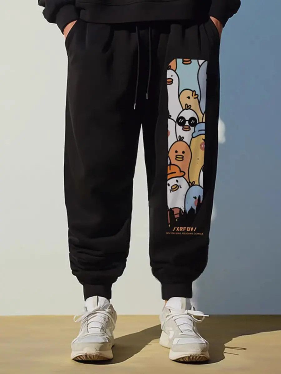 Designer × Japanese Brand Streetwear Loose Hip Hop Designer Casual Pants Size US 34 / EU 50 - 1 Thumbnail