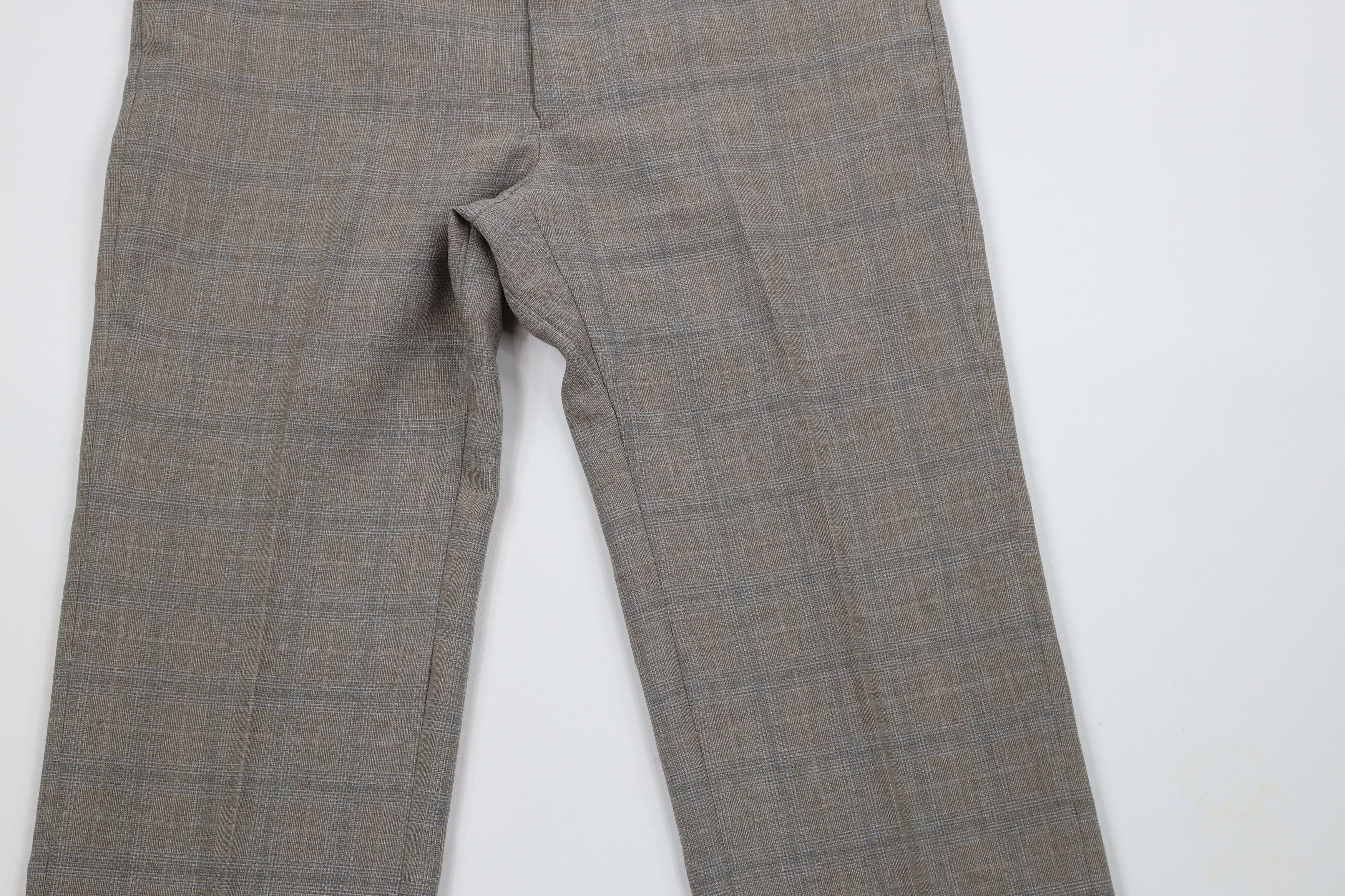 Vintage Vintage 70s Streetwear Bell Bottoms Chino Pants Plaid USA Size US 32 / EU 48 - 3 Thumbnail