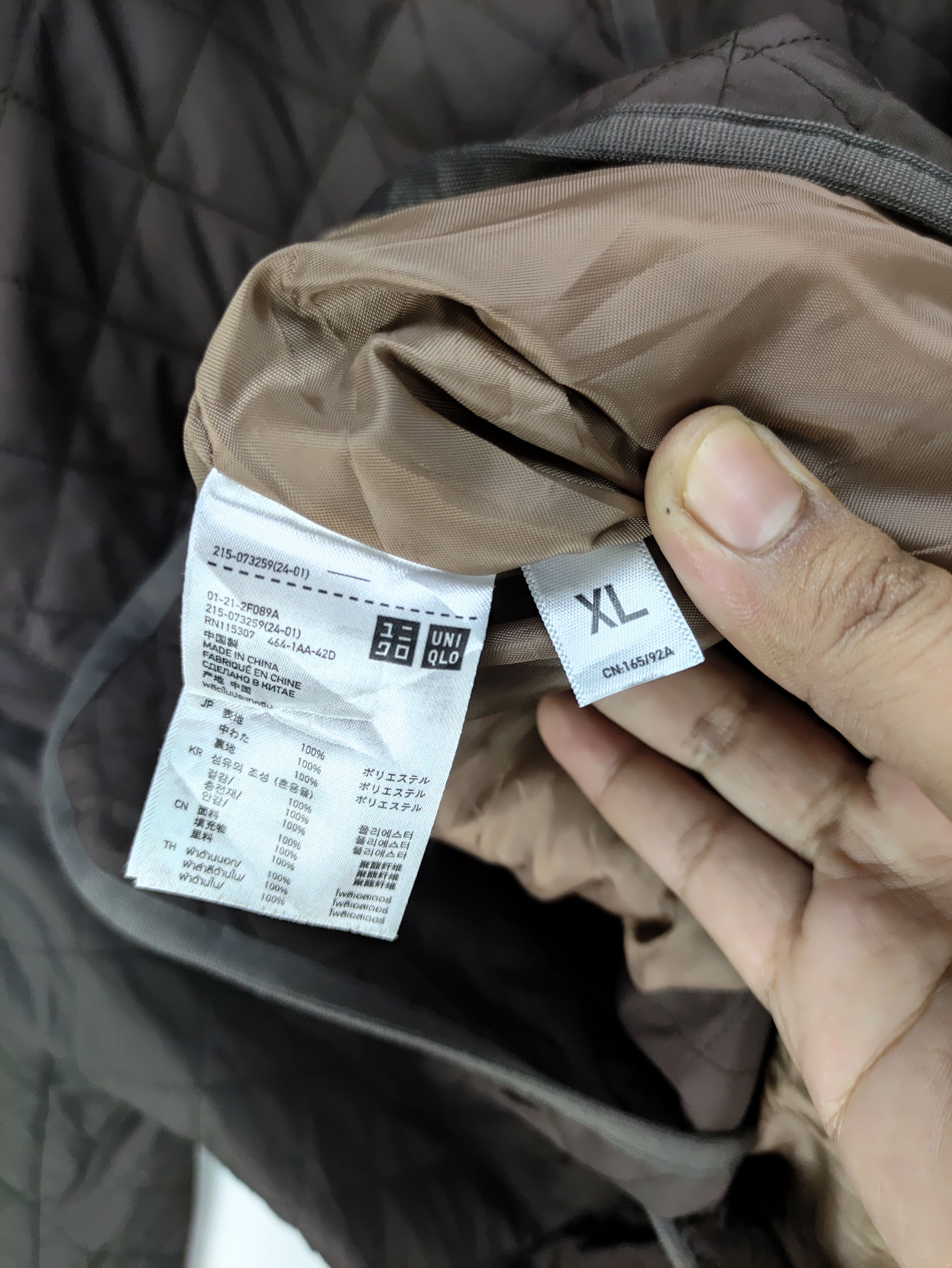 Japanese Brand Steals🔥Uniqlo Quilted Jacket Button Up Size US M / EU 48-50 / 2 - 4 Thumbnail