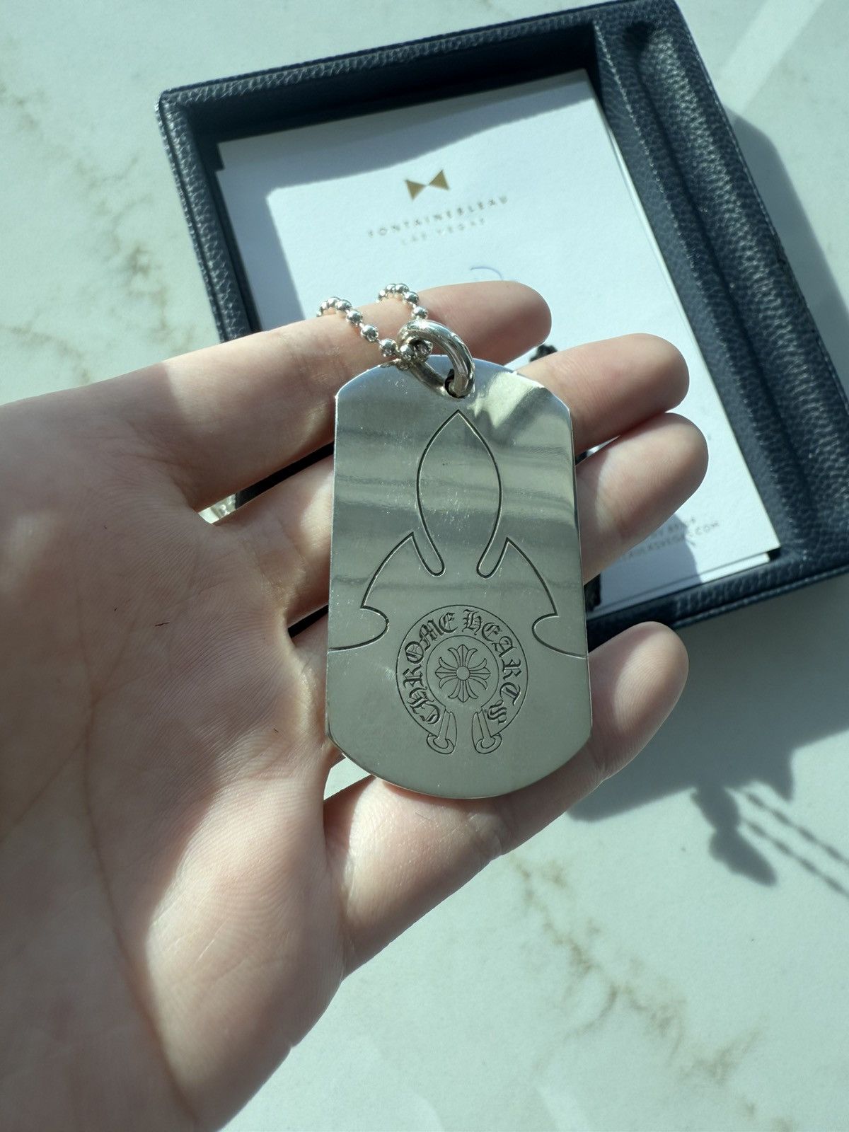 Chrome Hearts Chrome Hearts Dog Tag with ball chain Size ONE SIZE - 7 Thumbnail