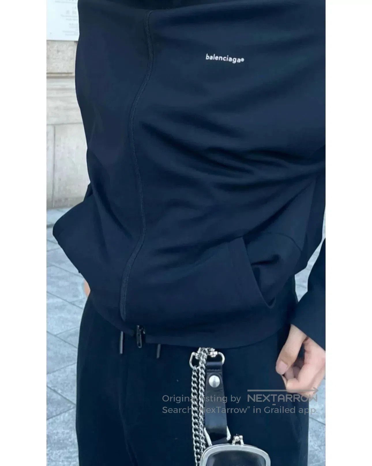 Balenciaga balenciaga black logo zip. Size US S / EU 44-46 / 1 - 7 Thumbnail