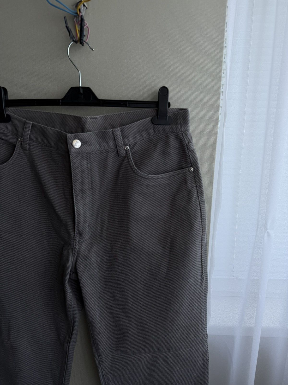 Vintage 🔥VINTAGE YSL BAGGY BIG LOGO JEANS YVES SAINT LAURENT PANTS Size US 36 / EU 52 - 5 Thumbnail