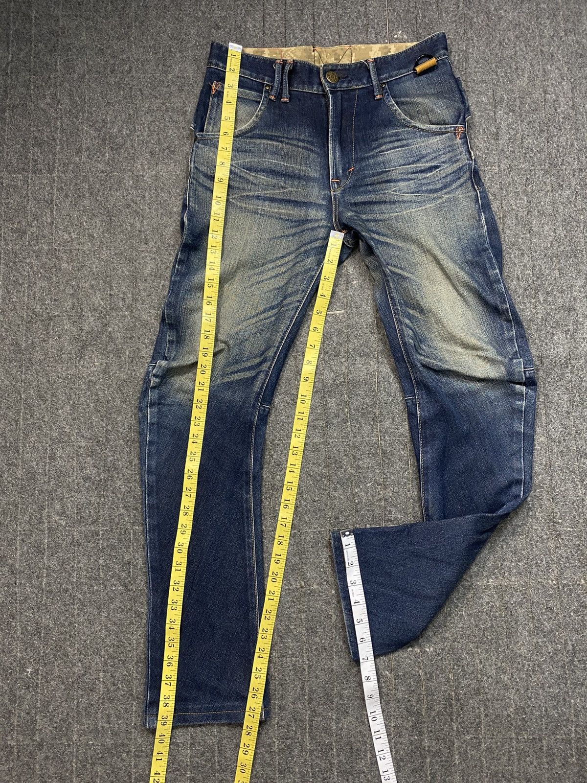 Edwin Edwin E Function 3D System Indigo Denim Unisex Size 28 Size US 29 - 16 Thumbnail