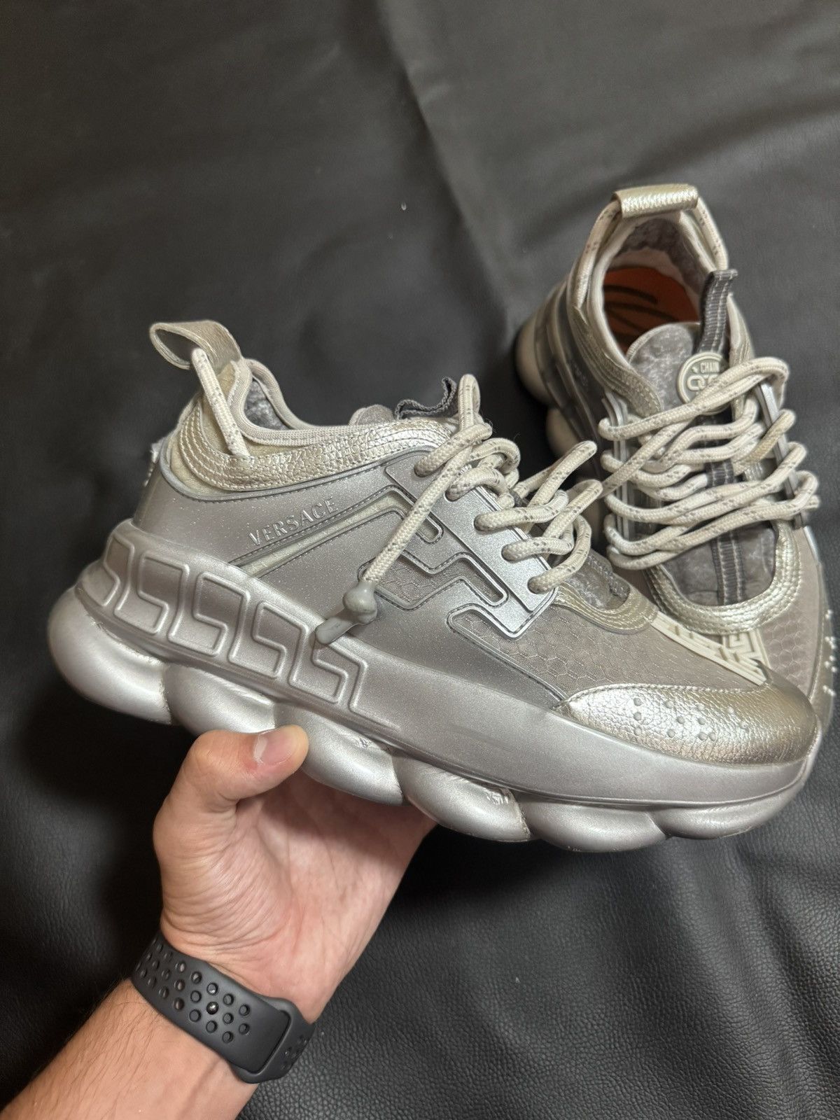 Versace versace chain reaction Size US 8.5 / IT 38.5 - 3 Thumbnail