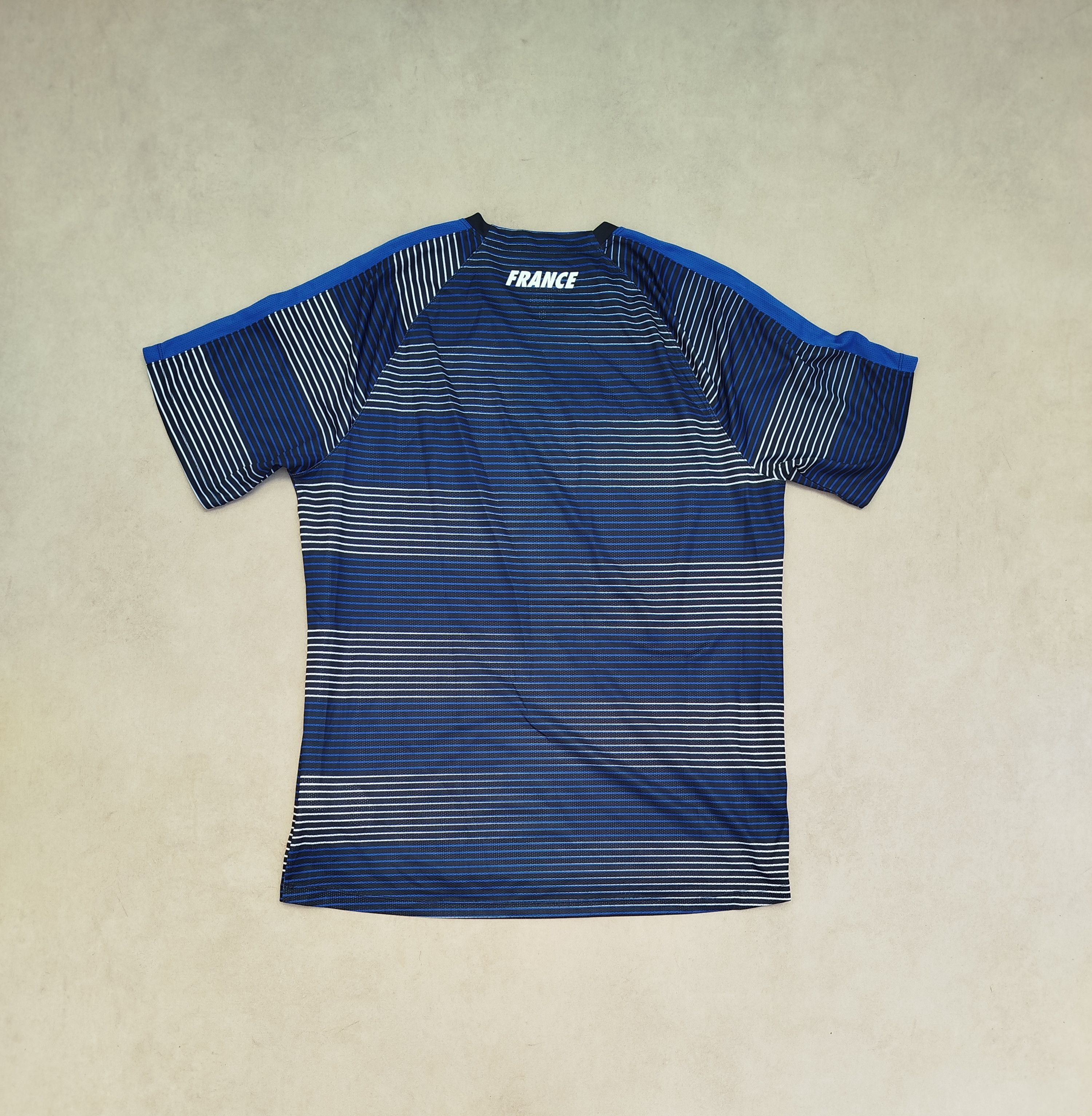 Nike France 2016 - 2017 Pre-match football Nike shirt jersey Size US XL / EU 56 / 4 - 8 Thumbnail