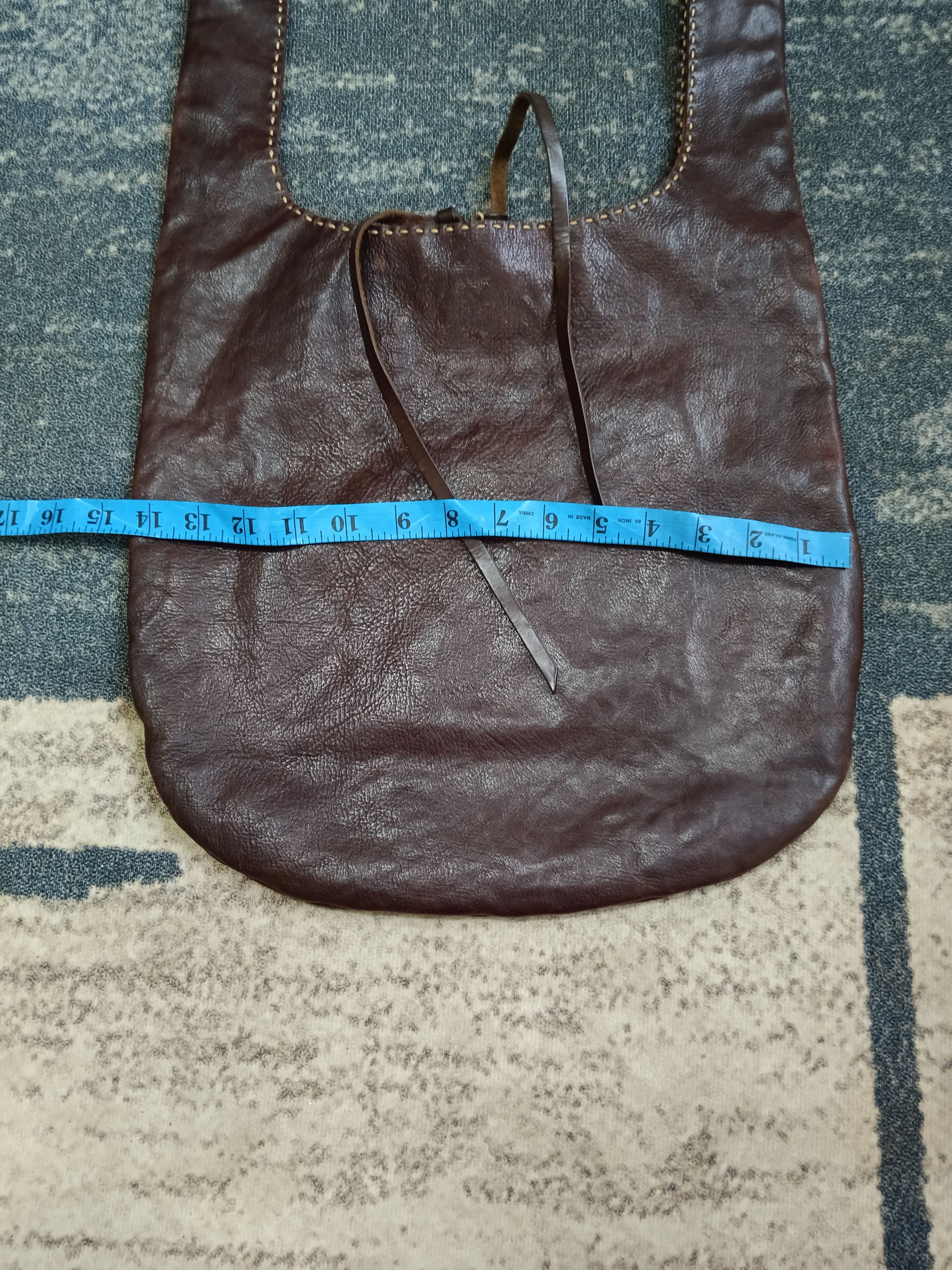 Japanese Brand × Leather INSANE 90🔥GANTEN PATINA LEATHER CROSSBODY Size ONE SIZE - 6 Thumbnail