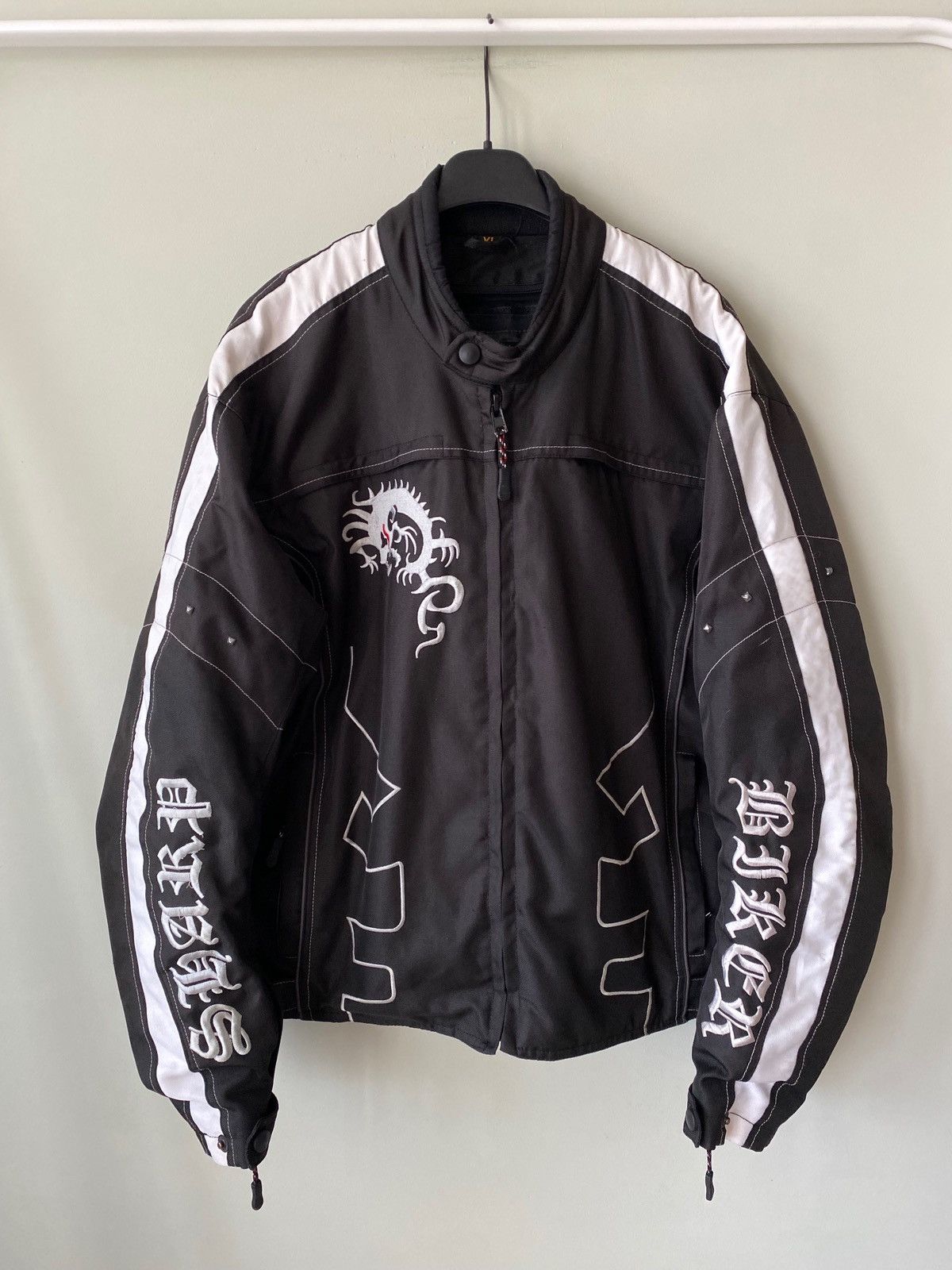 Vintage Vintage Stunt Racer No Refuse Dragon Sharp biker jacket Size US XL / EU 56 / 4 - 1 Thumbnail