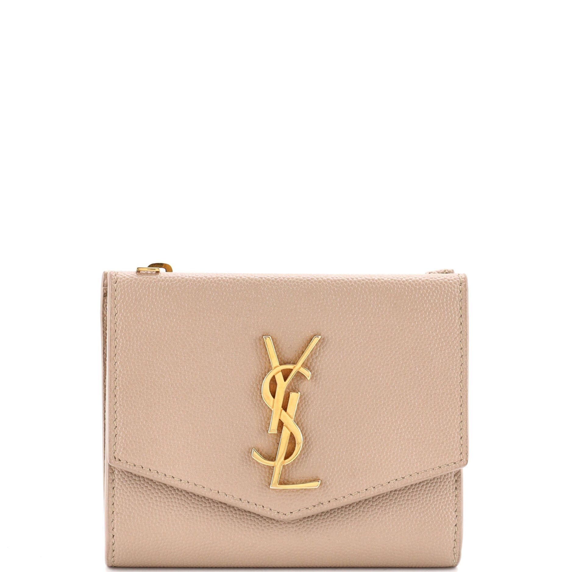 Saint Laurent Paris Uptown Compact Flap Wallet Size ONE SIZE - 1 Thumbnail